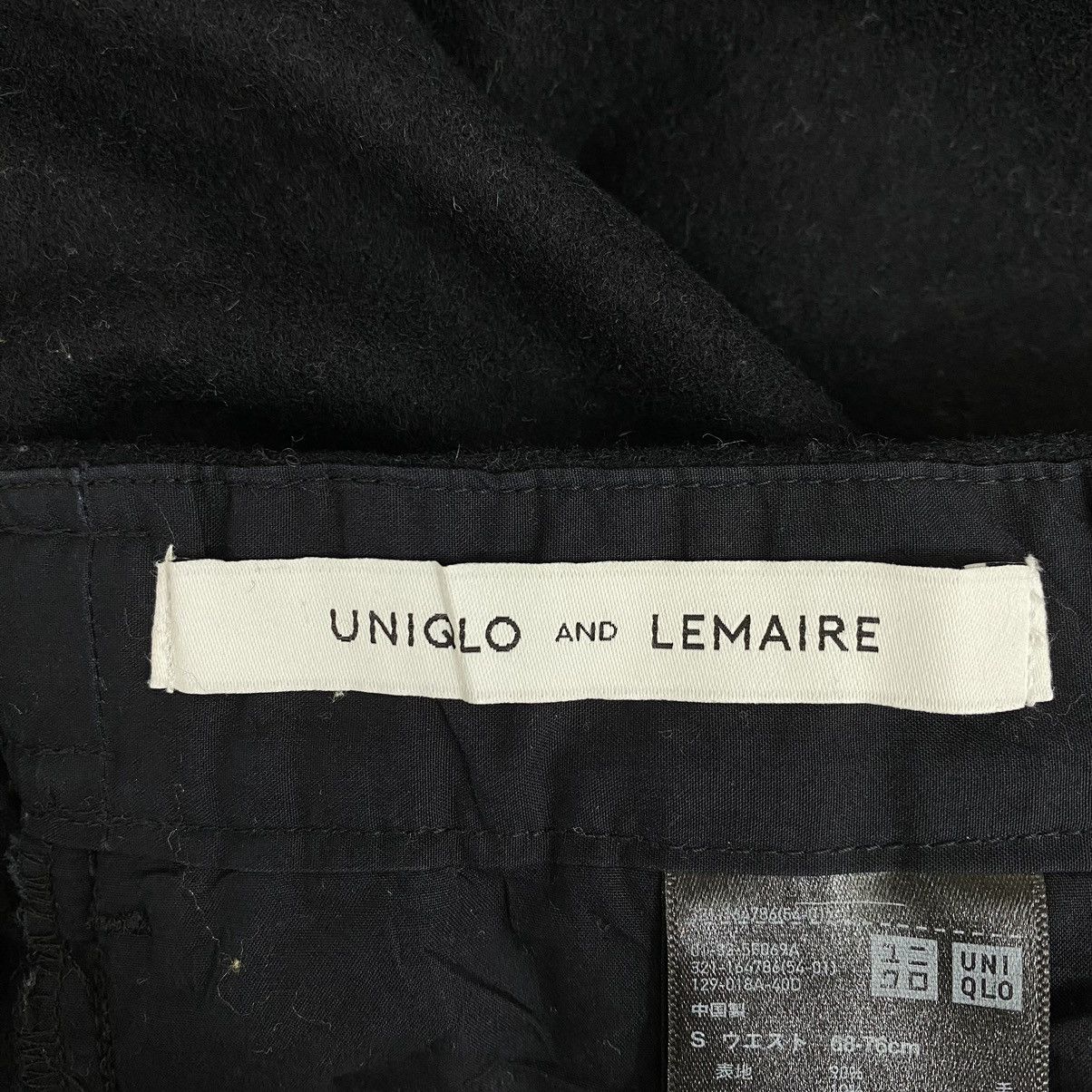 Christophe Lemaire UNIQLO X CHRISTOPHE LEMAIRE Straight Cut Black Trousers Size US 30 / EU 46 - 4 Thumbnail