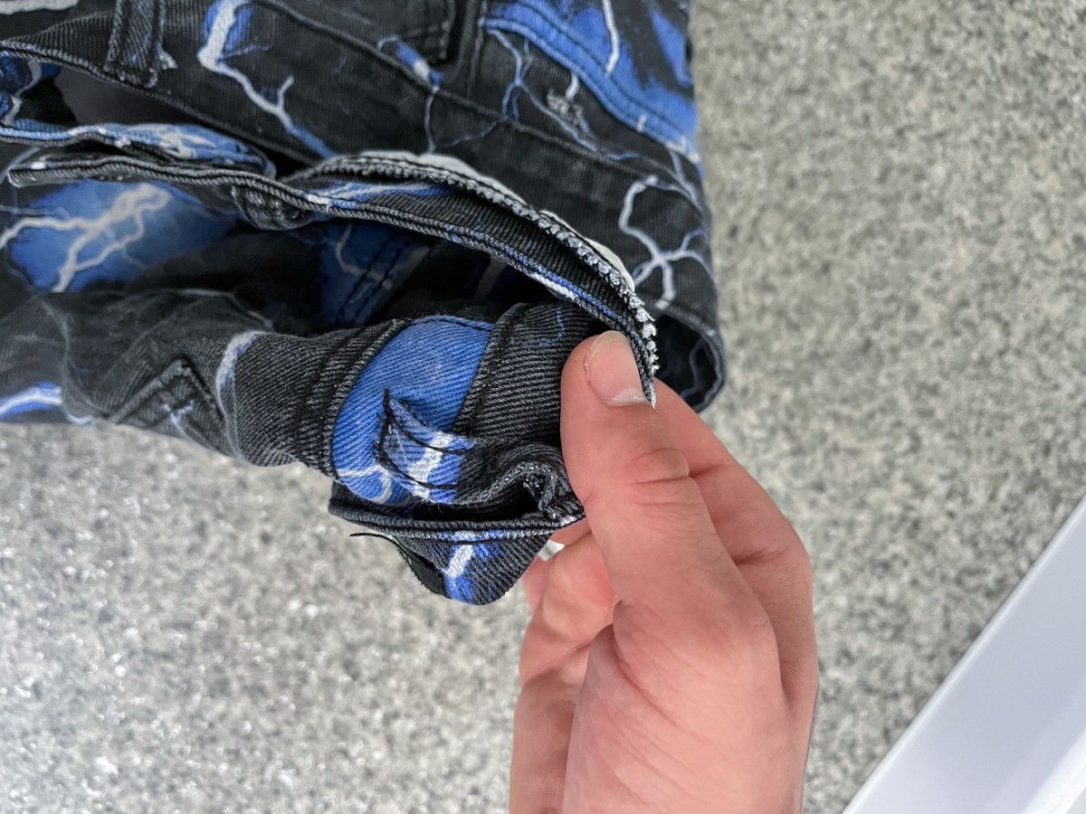 Jaded London JADEN LONDON LIGHTNING BOLT DENIM JEANS SIZE 28 BOYFRIEND Size US 28 / EU 44 - 8 Thumbnail