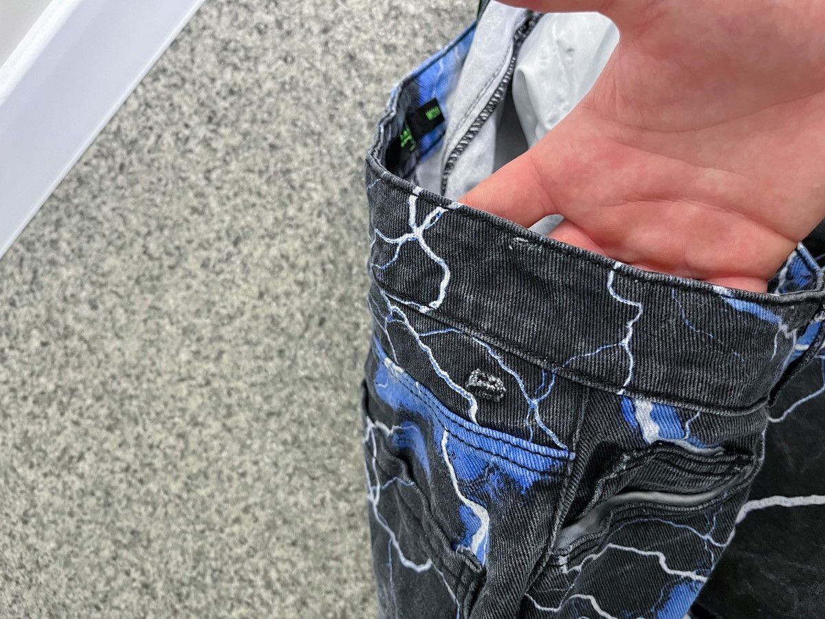 Jaded London JADEN LONDON LIGHTNING BOLT DENIM JEANS SIZE 28 BOYFRIEND Size US 28 / EU 44 - 9 Thumbnail