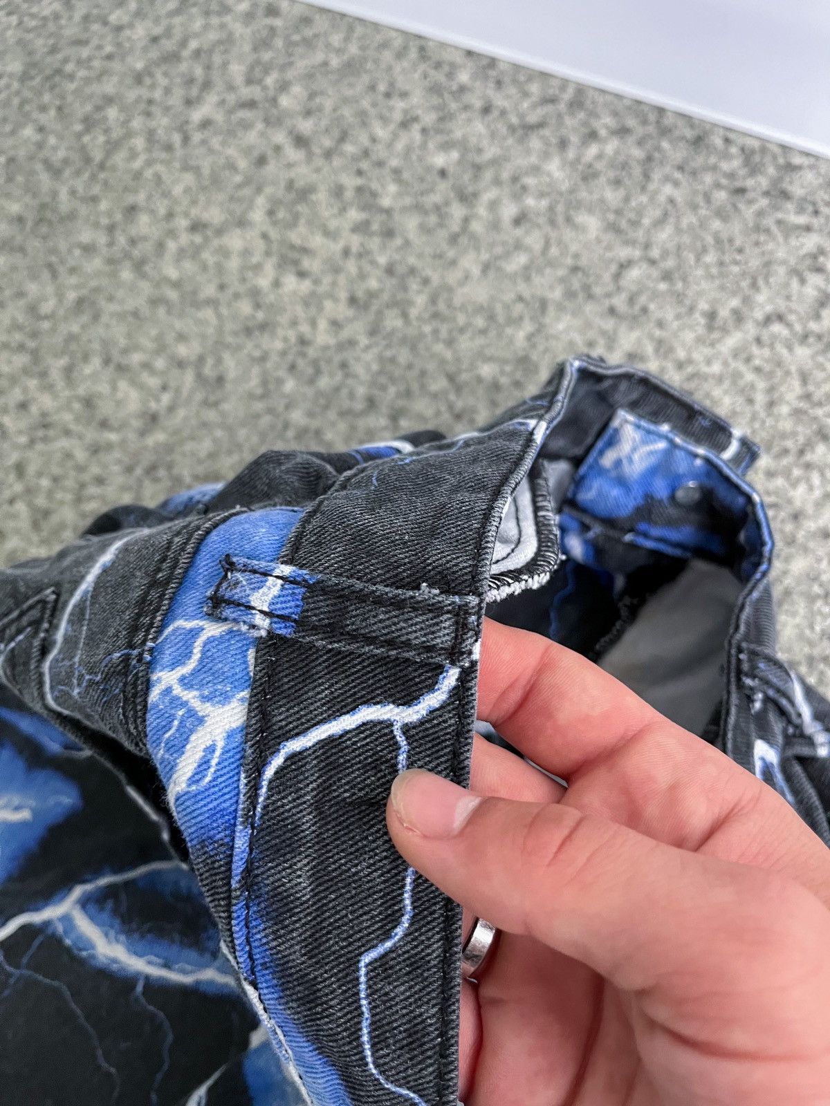 Jaded London JADEN LONDON LIGHTNING BOLT DENIM JEANS SIZE 28 BOYFRIEND Size US 28 / EU 44 - 14 Thumbnail