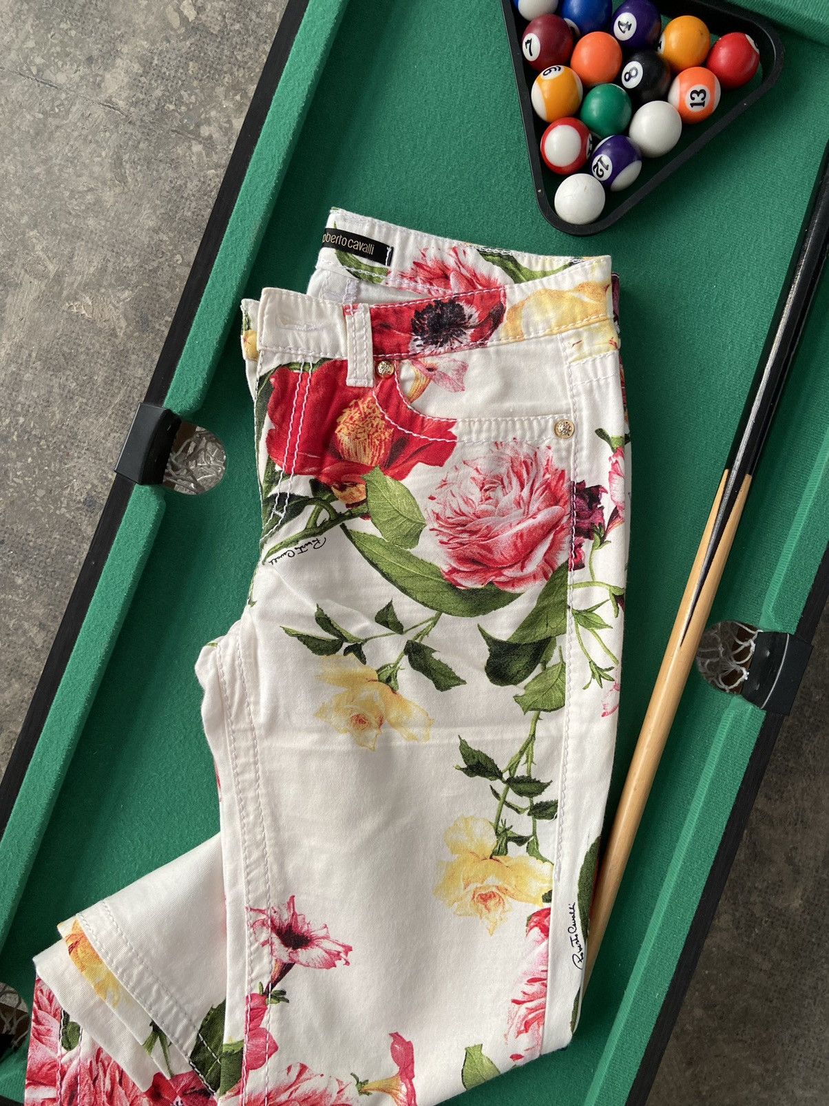 Roberto Cavalli Roberto Cavalli flower print pants Size 28" / US 6 / IT 42 - 5 Thumbnail