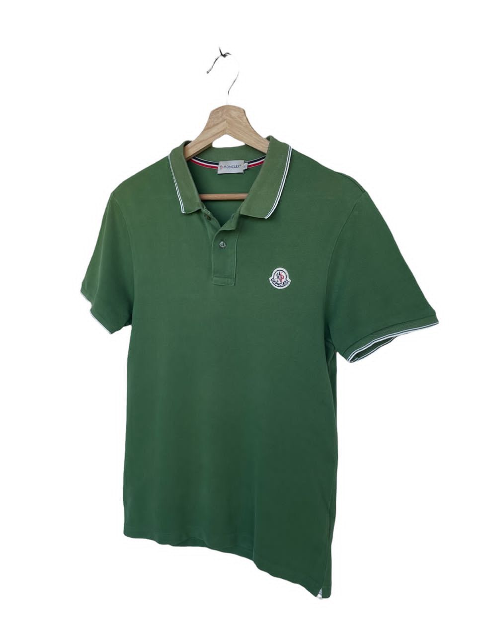 Designer × Moncler Authentic!! Moncler Ringer Button up Polo Shirt Size US S / EU 44-46 / 1 - 3 Thumbnail