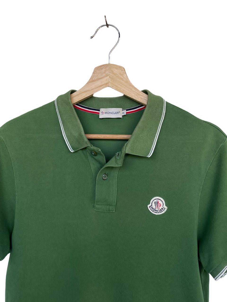 Designer × Moncler Authentic!! Moncler Ringer Button up Polo Shirt Size US S / EU 44-46 / 1 - 4 Thumbnail