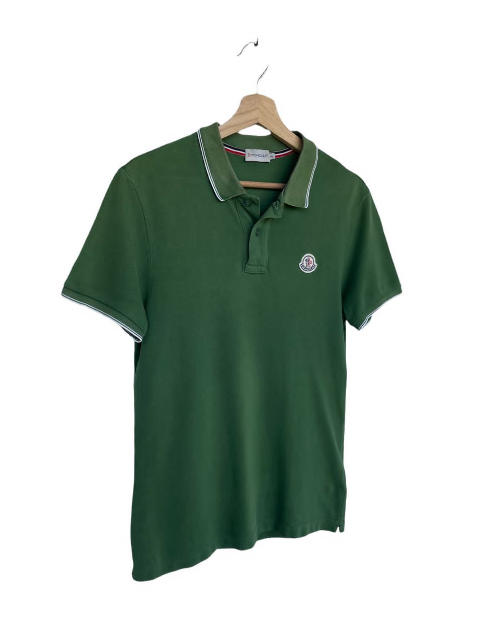 Designer × Moncler Authentic!! Moncler Ringer Button up Polo Shirt Size US S / EU 44-46 / 1 - 2 Thumbnail