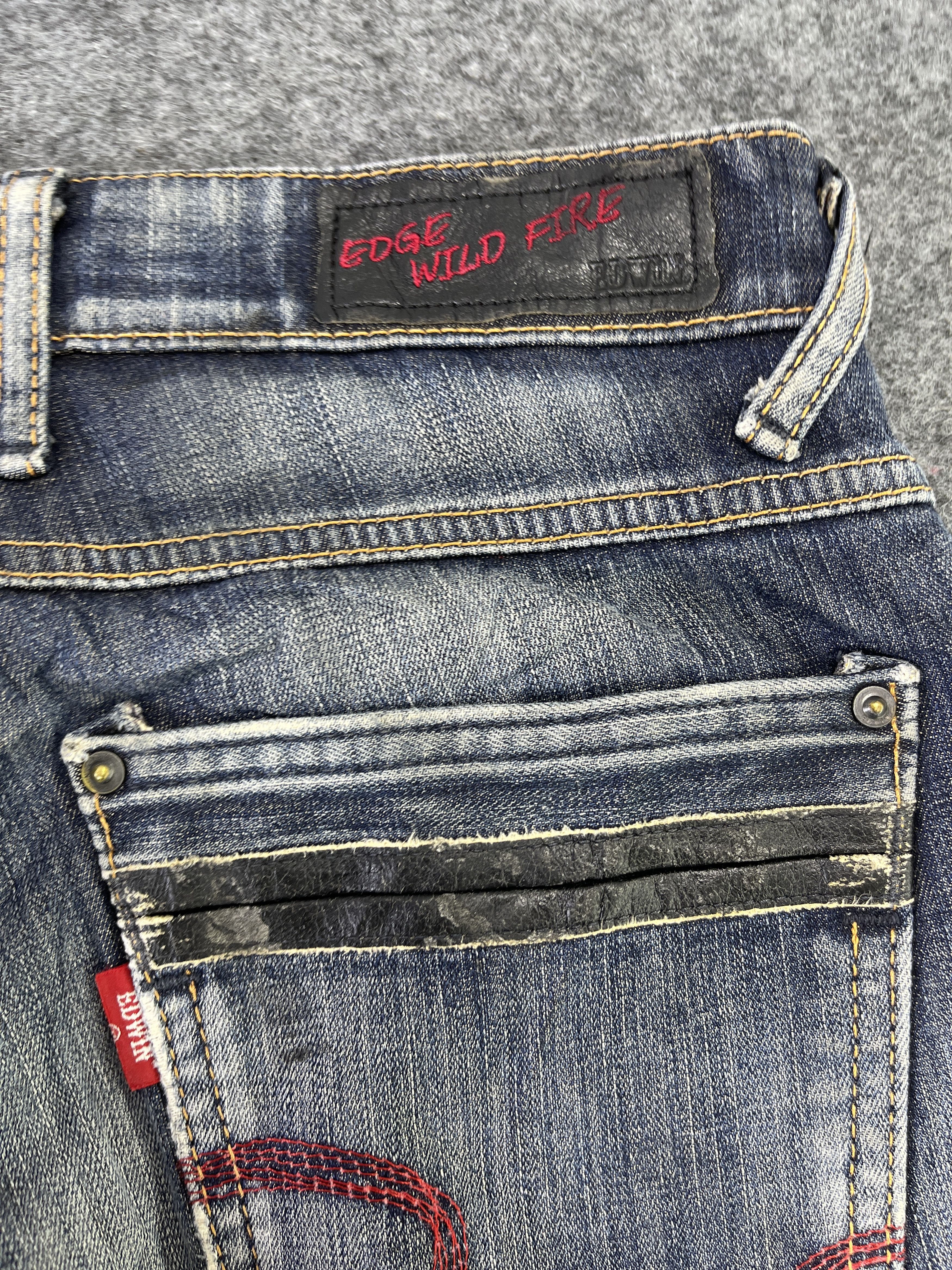 Edwin Edwin Edge Wild Fire Checked Jeans - J806 Size 30" / US 8 / IT 44 - 14 Thumbnail