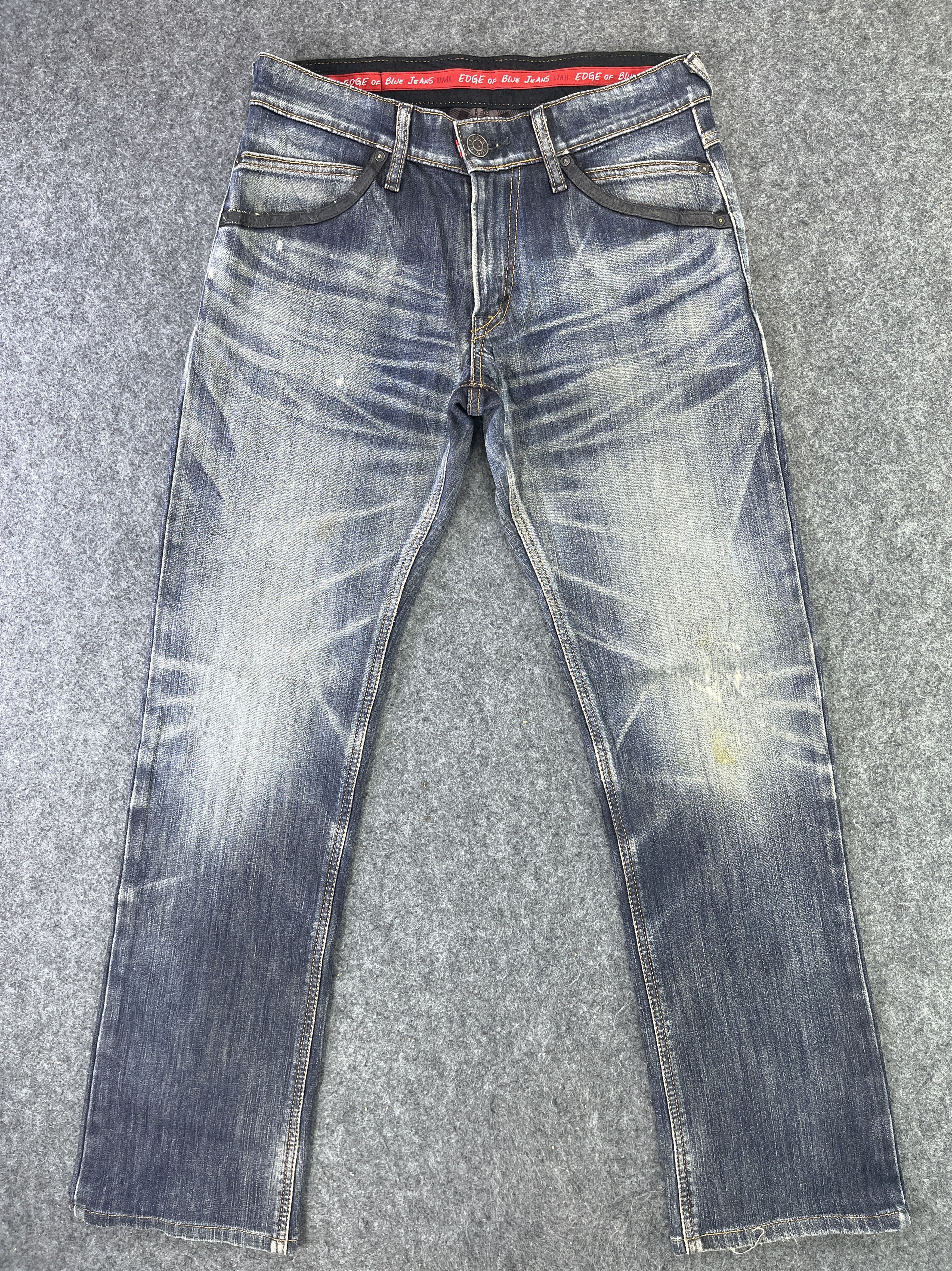 Edwin Edwin Edge Wild Fire Checked Jeans - J806 Size 30" / US 8 / IT 44 - 1 Thumbnail