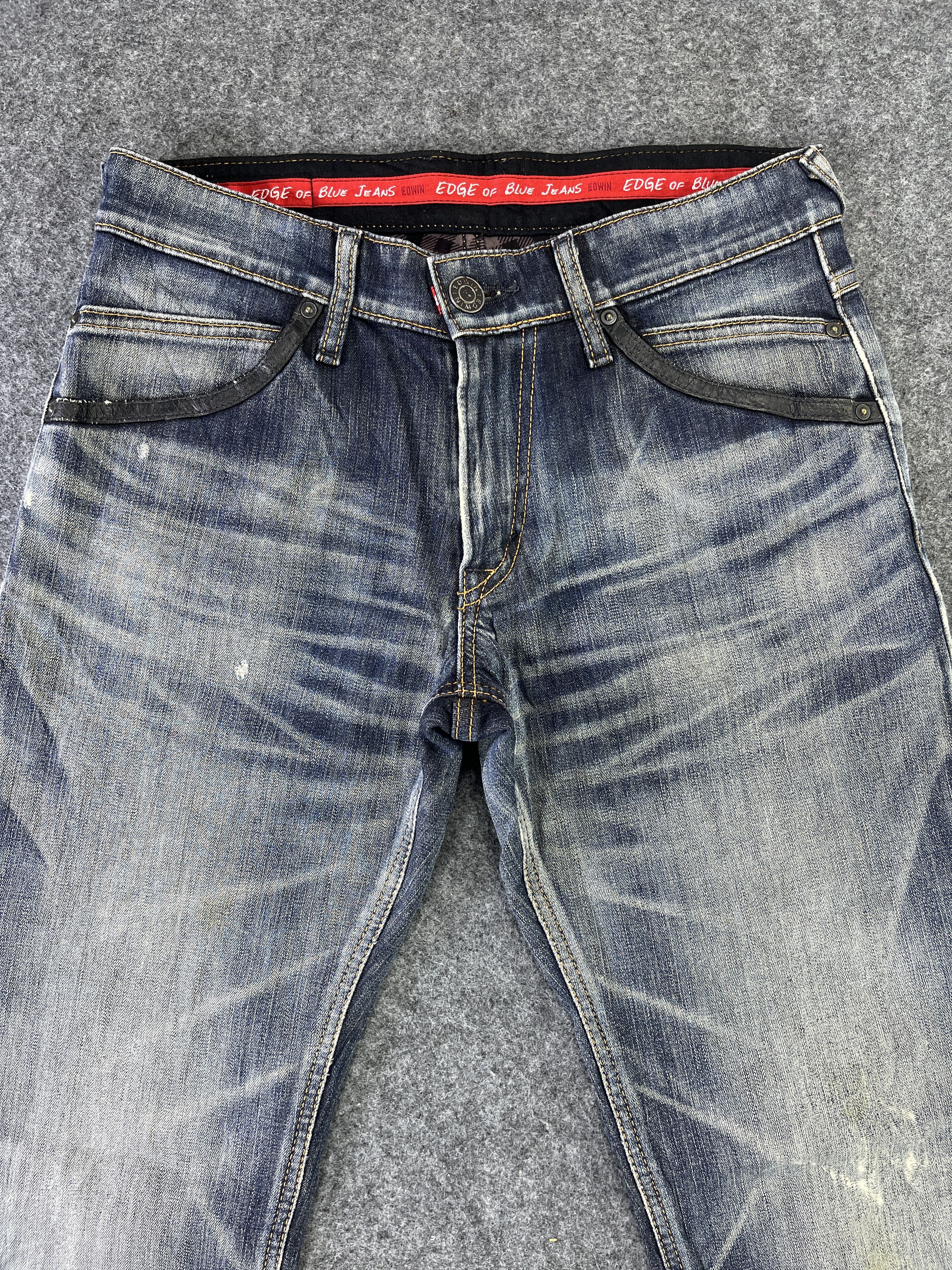 Edwin Edwin Edge Wild Fire Checked Jeans - J806 Size 30" / US 8 / IT 44 - 3 Thumbnail