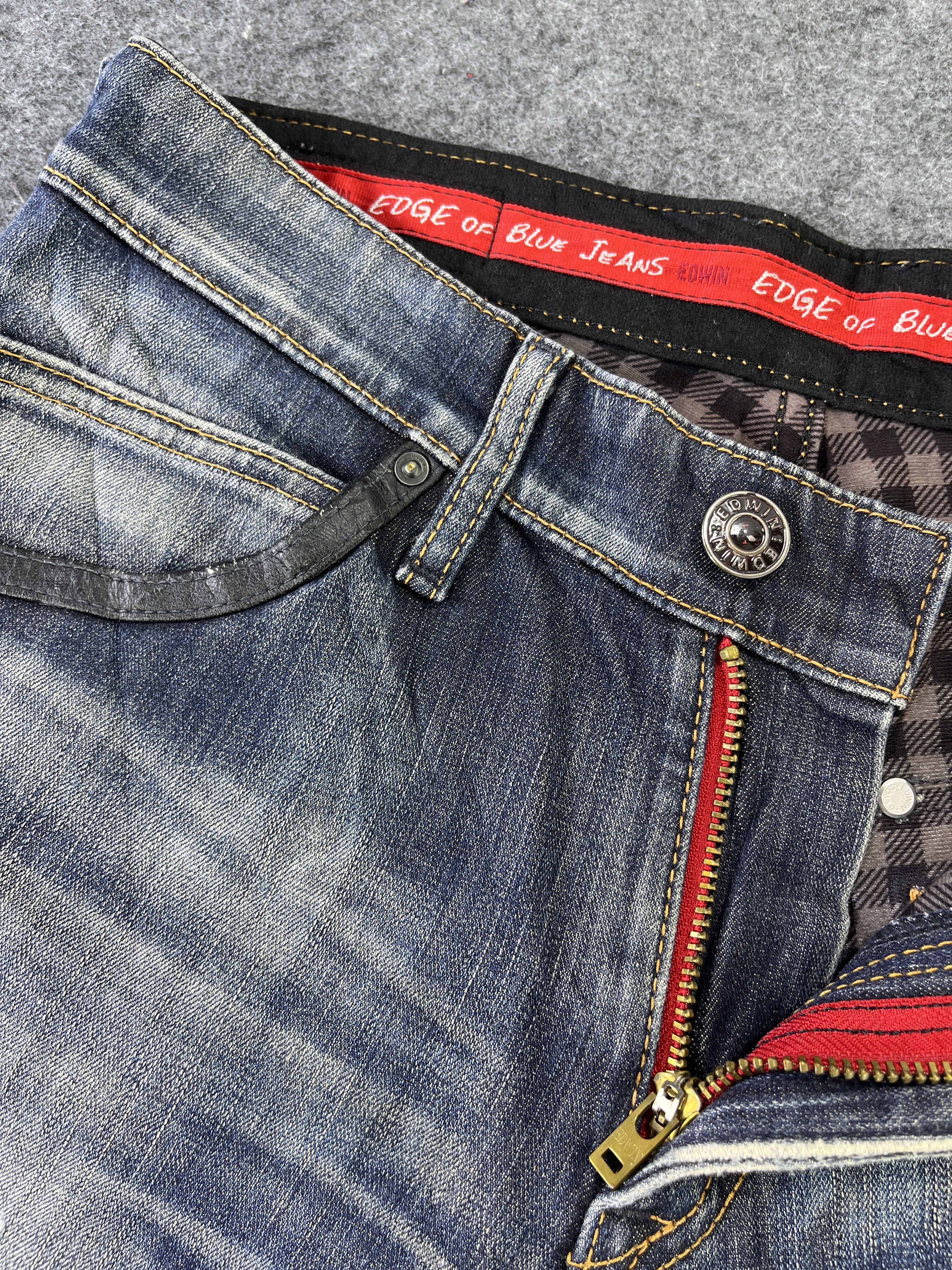 Edwin Edwin Edge Wild Fire Checked Jeans - J806 Size 30" / US 8 / IT 44 - 5 Thumbnail
