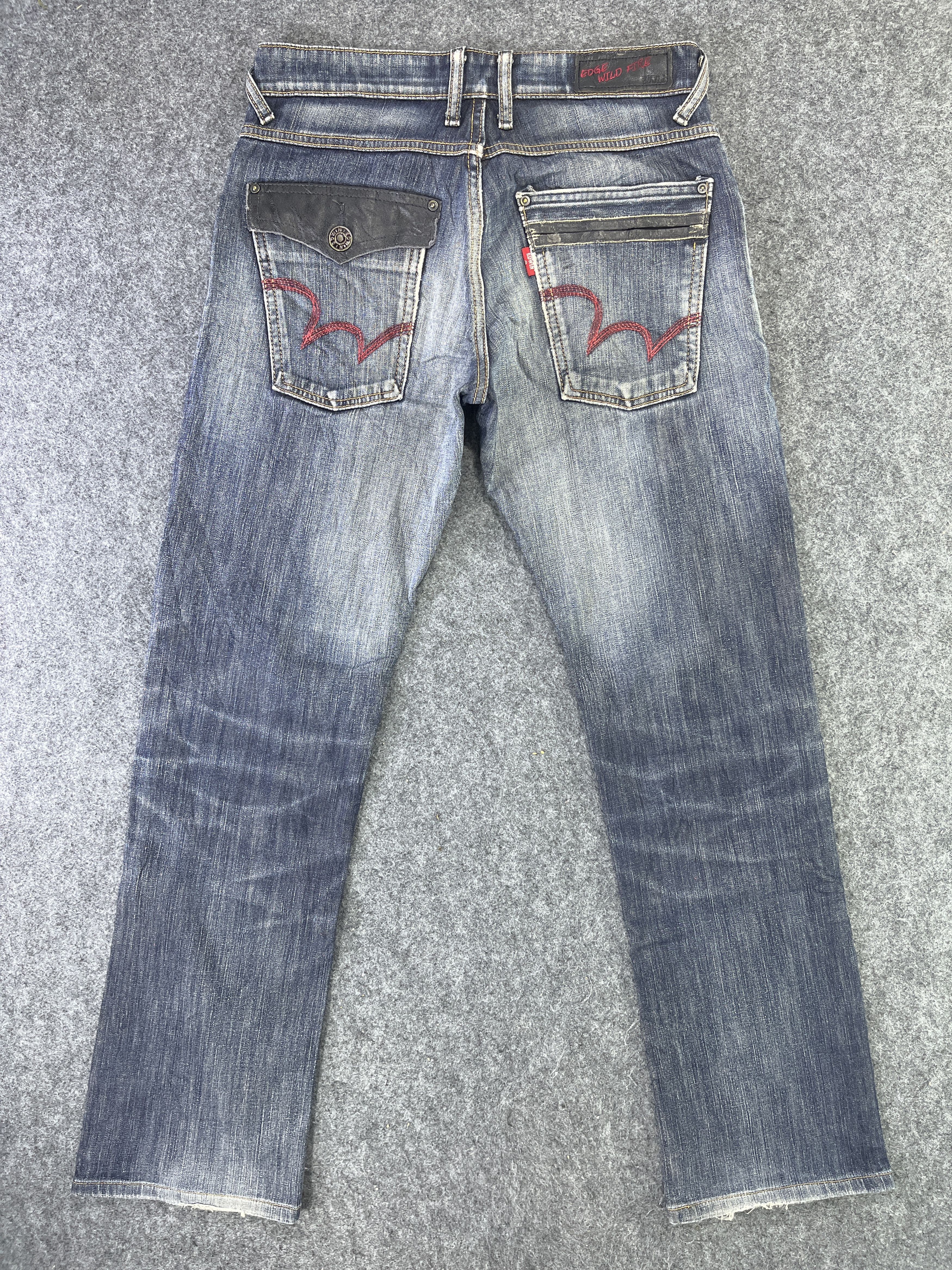 Edwin Edwin Edge Wild Fire Checked Jeans - J806 Size 30" / US 8 / IT 44 - 2 Thumbnail