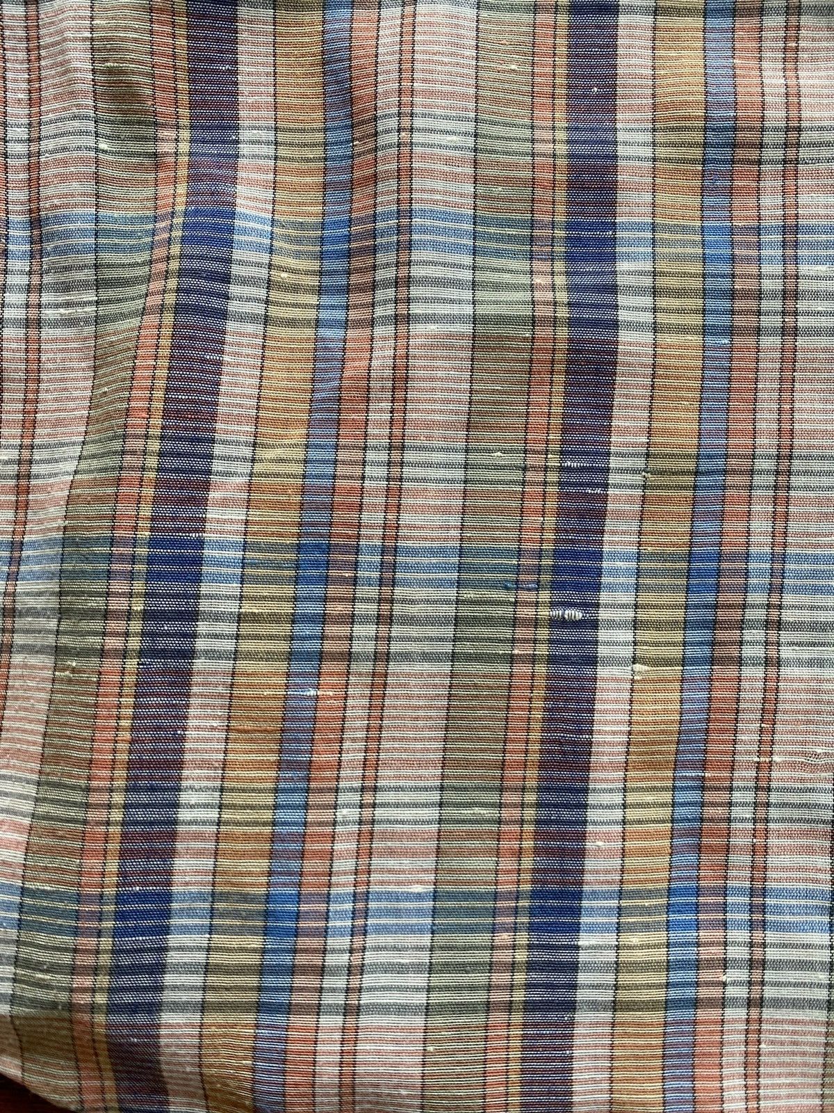 Retrofit Vintage 60s/70s Plaid Polo Style Crop Sleeve Women’s Shirt Size XS / US 0-2 / IT 36-38 - 12 Thumbnail