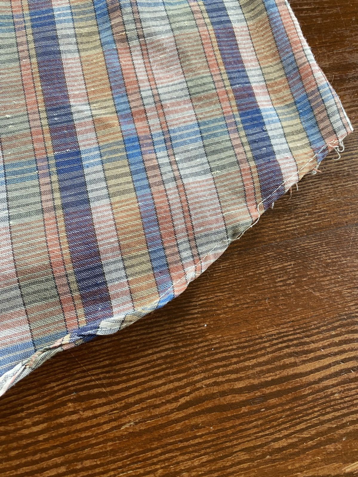 Retrofit Vintage 60s/70s Plaid Polo Style Crop Sleeve Women’s Shirt Size XS / US 0-2 / IT 36-38 - 15 Thumbnail