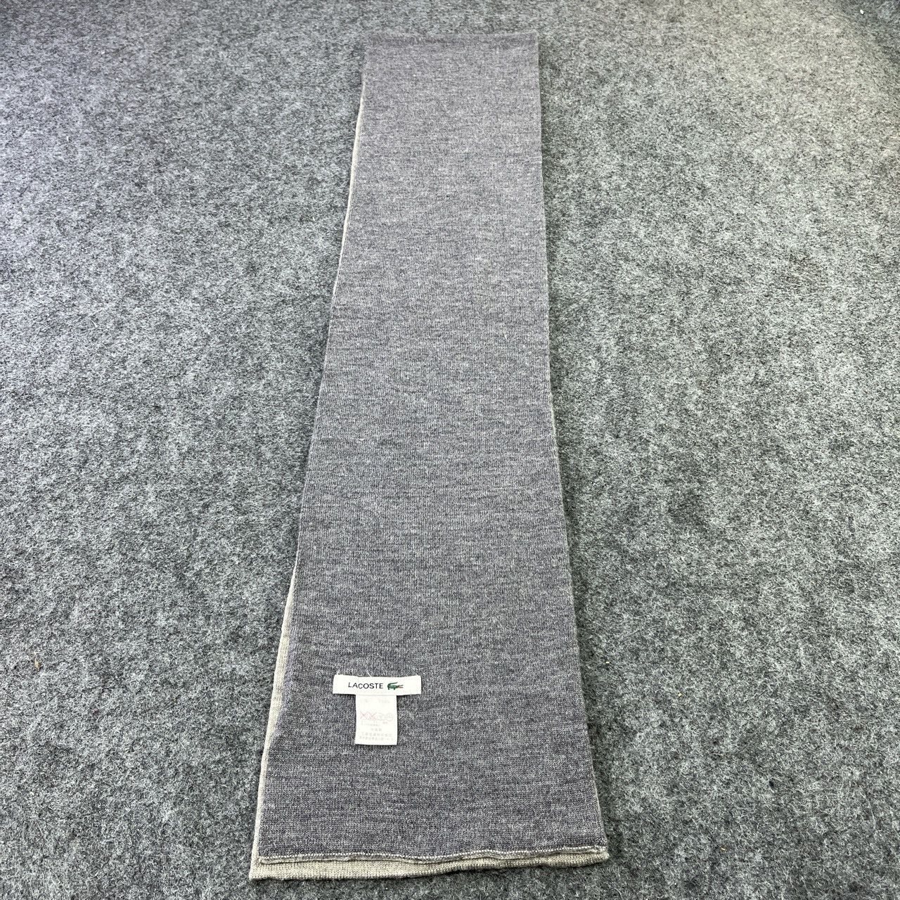 Lacoste × Vintage LACOSTE SCARVES / MUFFLER / NECKWEAR T387 Size ONE SIZE - 2 Thumbnail