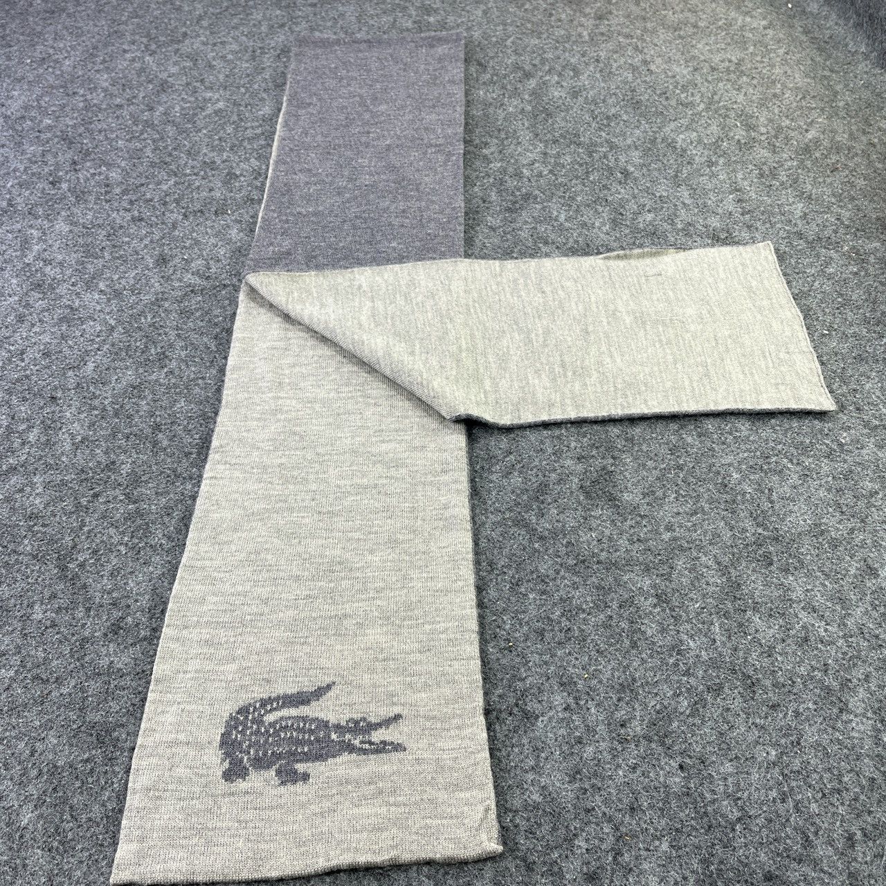 Lacoste × Vintage LACOSTE SCARVES / MUFFLER / NECKWEAR T387 Size ONE SIZE - 4 Thumbnail
