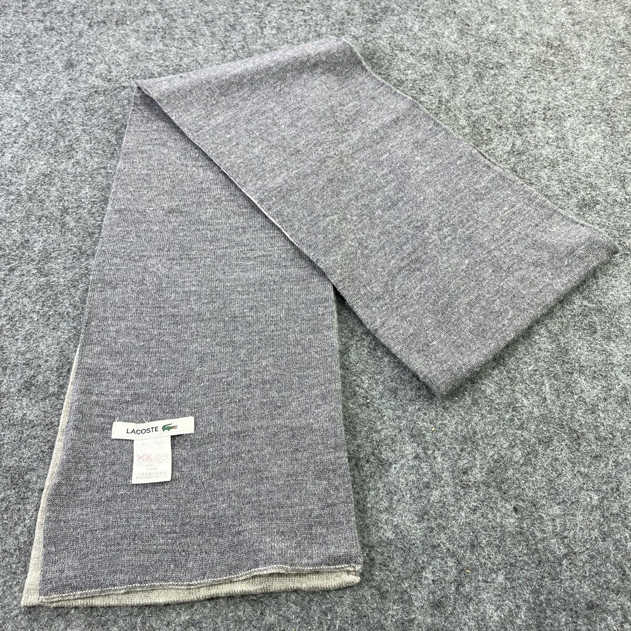 Lacoste × Vintage LACOSTE SCARVES / MUFFLER / NECKWEAR T387 Size ONE SIZE - 3 Thumbnail