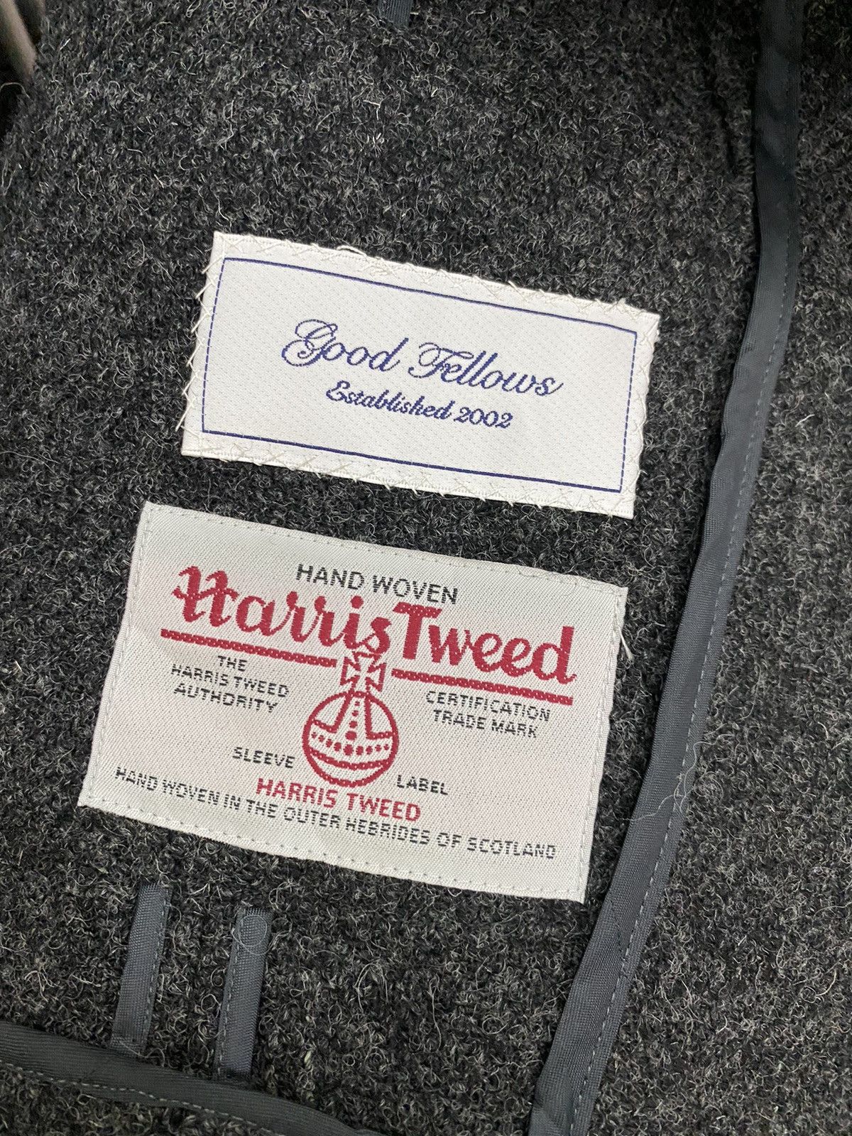 Harris Tweed Vintage Casual Coat Hand Woven Harris Tweed Size US S / EU 44-46 / 1 - 4 Thumbnail