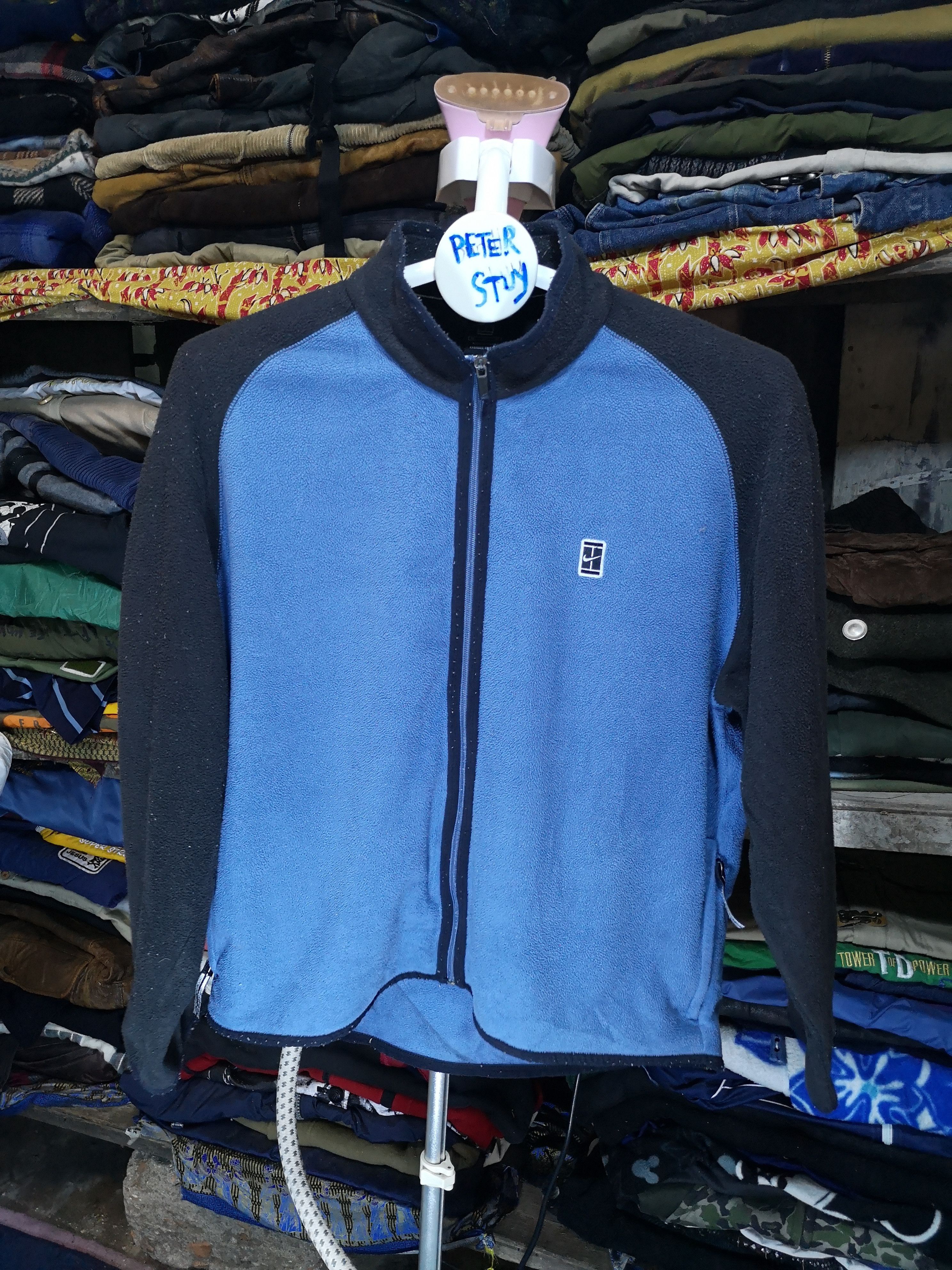 Nike × Vintage NIKE COURT FLEECE JACKET Size US M / EU 48-50 / 2 - 2 Thumbnail
