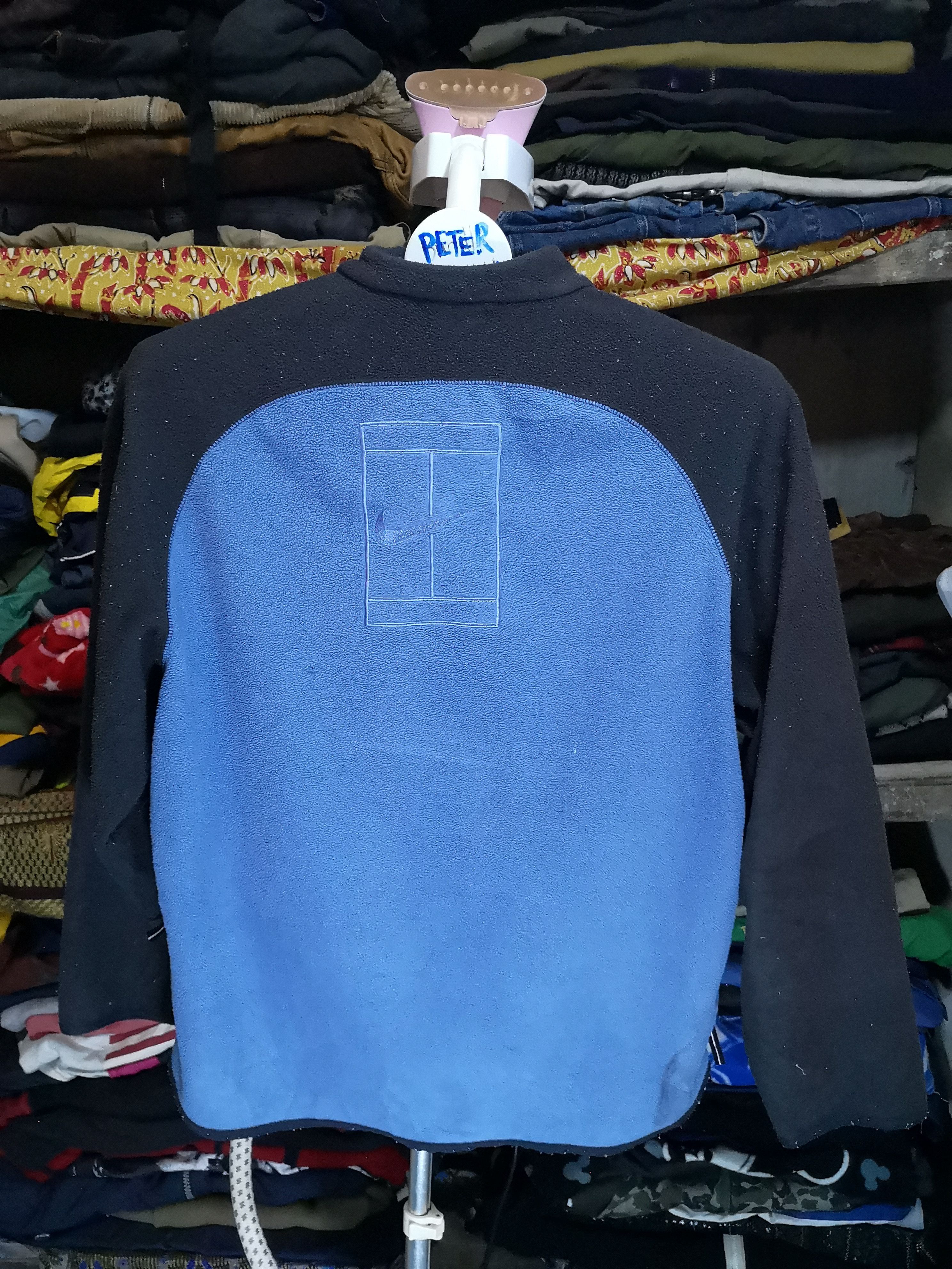Nike × Vintage NIKE COURT FLEECE JACKET Size US M / EU 48-50 / 2 - 1 Thumbnail