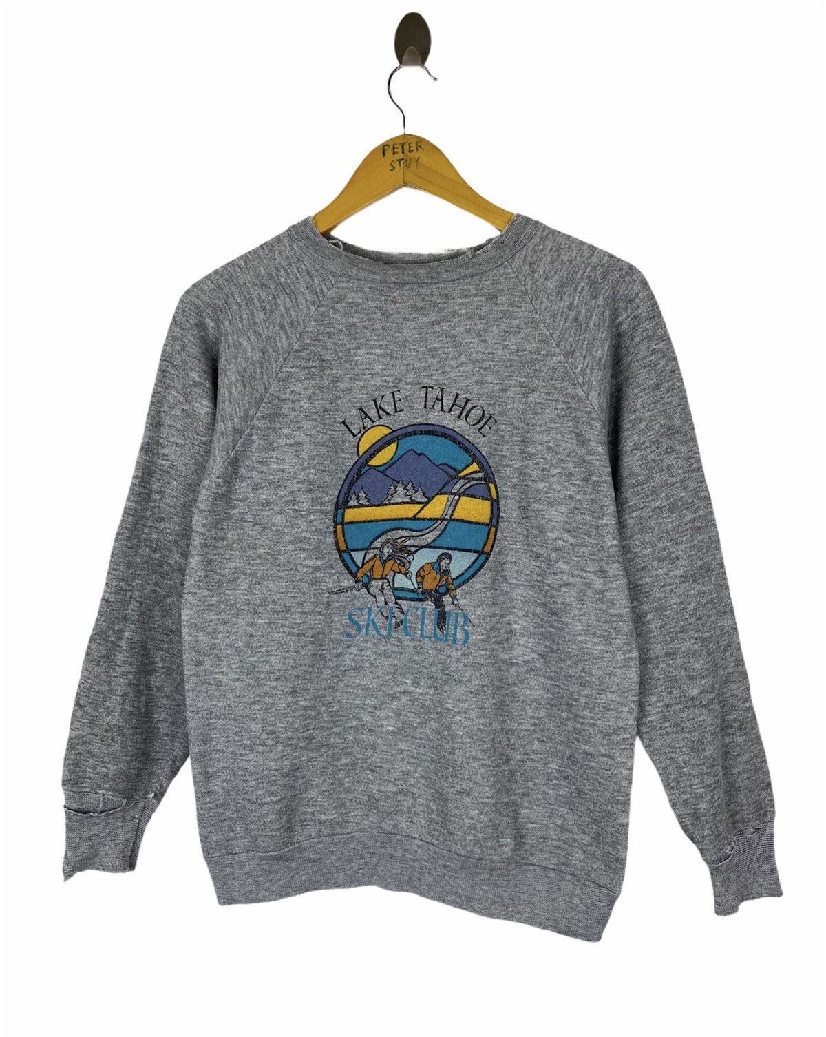 Vintage VINTAGE 1983 LAKE TAHOE SKI CLUB SWEATSHIRT - SMALL SIZE Size US S / EU 44-46 / 1 - 1 Thumbnail