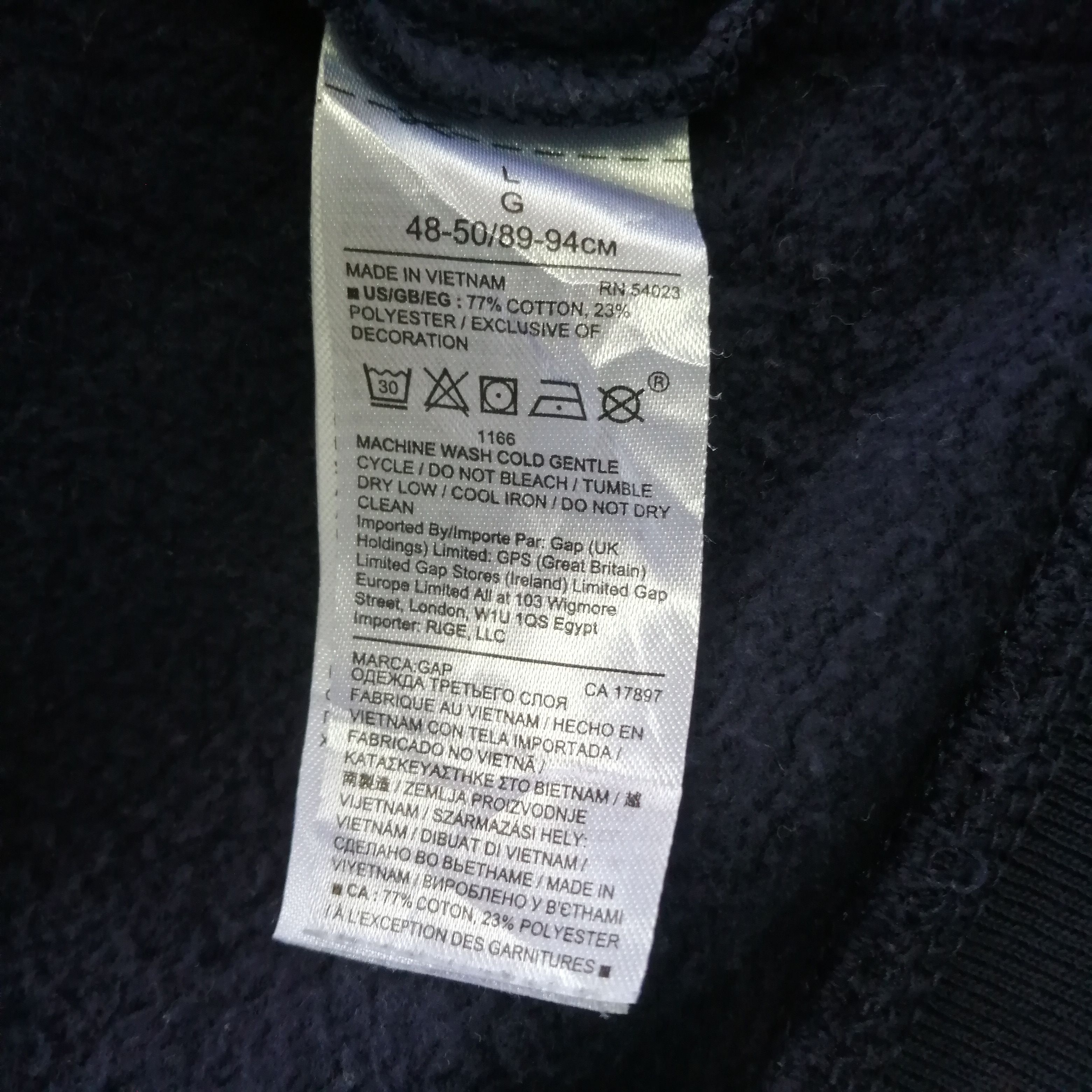Gap Gap CASF 1969 Zipper Sweater Size US L / EU 52-54 / 3 - 16 Thumbnail