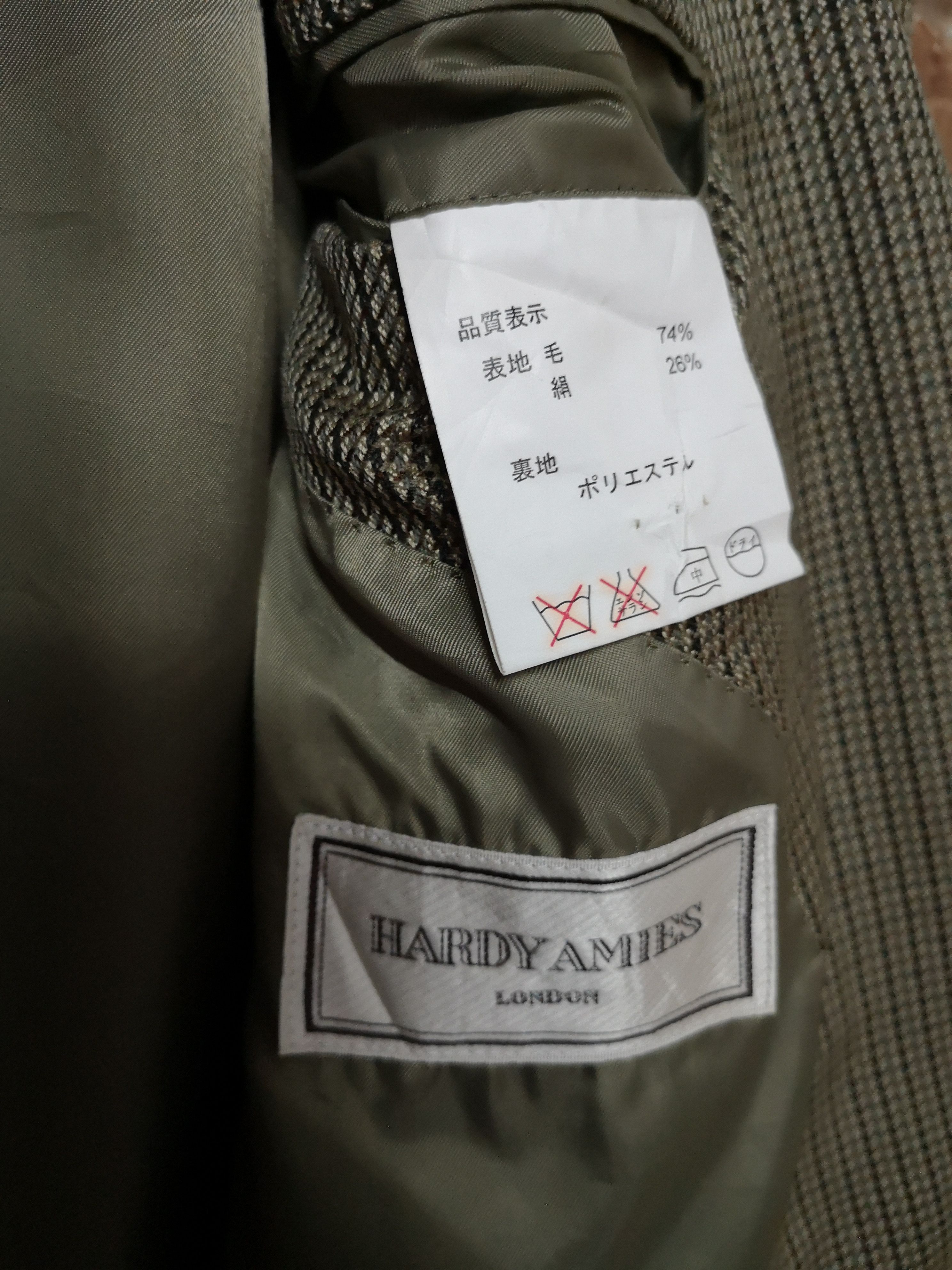 Designer × Hardy Amies × Other CASHMERE COAT DESIGN by HARDY AMIES LANDON Size 44R - 10 Thumbnail