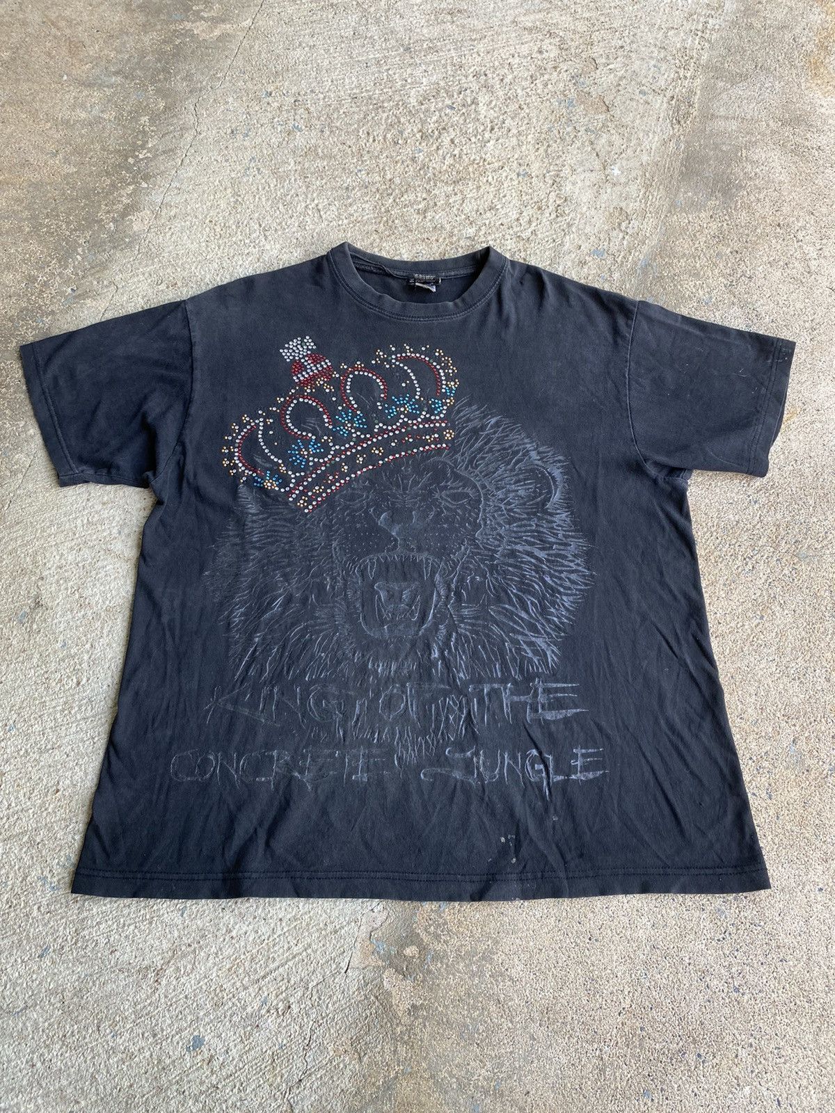 Japanese Brand × Southpole × Vintage Vintage Y2K Southpole Style Baggy Faded Lion Shirt Size US XL / EU 56 / 4 - 1 Thumbnail