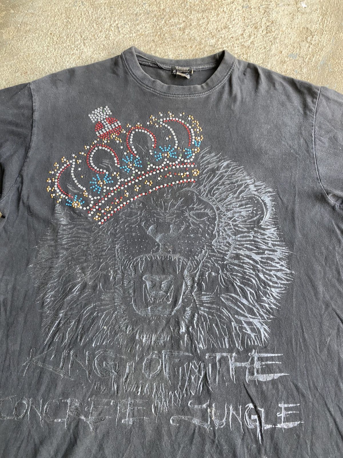 Japanese Brand × Southpole × Vintage Vintage Y2K Southpole Style Baggy Faded Lion Shirt Size US XL / EU 56 / 4 - 2 Thumbnail