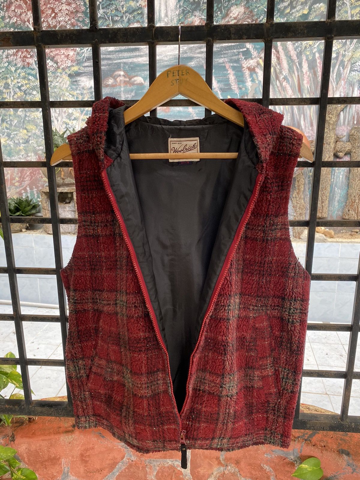 Woolrich Woolen Mills WOOLRICH RUGGED OUTDOORWEAR FLEECE VEST HODDIES Size US S / EU 44-46 / 1 - 6 Thumbnail