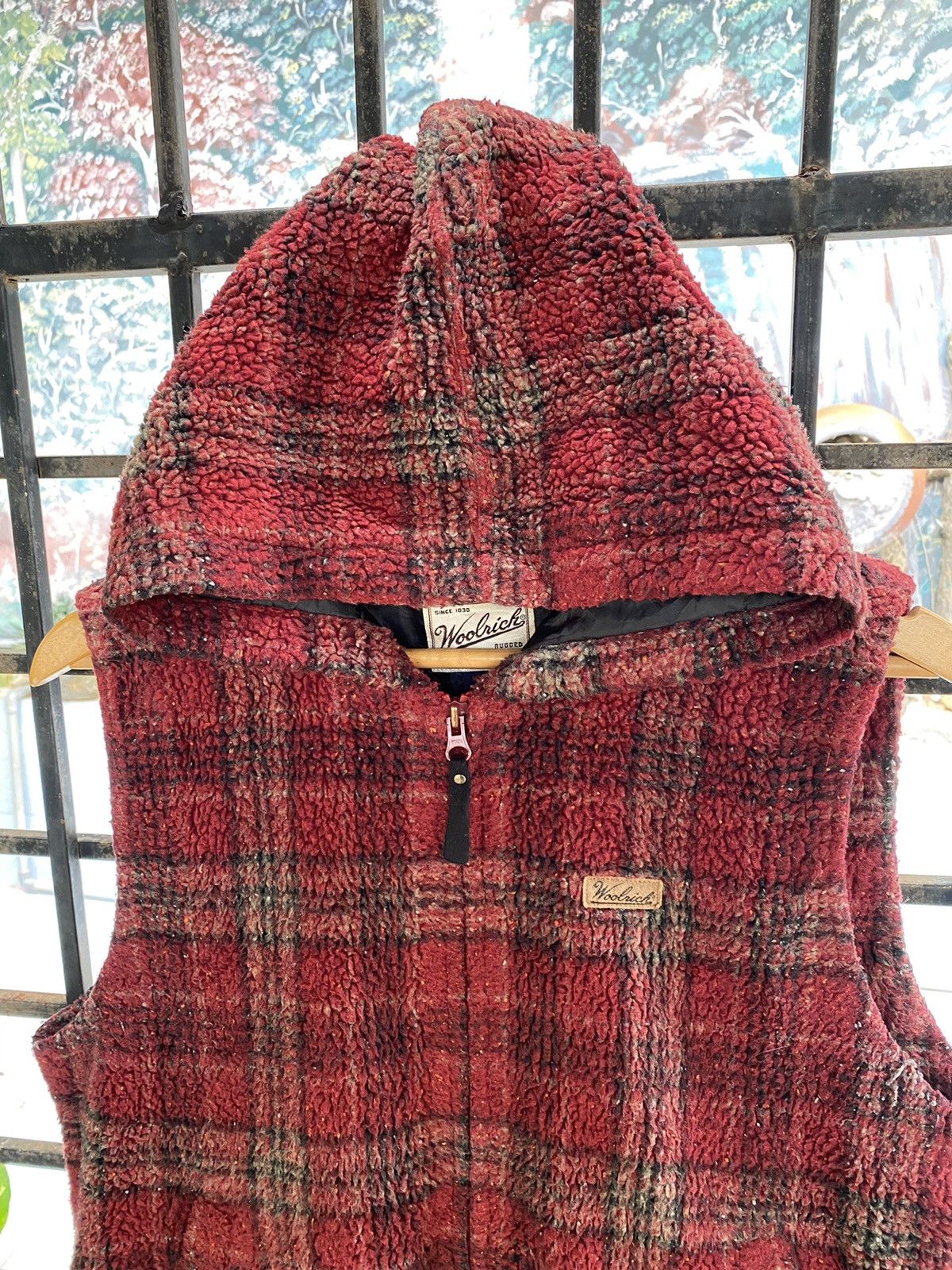 Woolrich Woolen Mills WOOLRICH RUGGED OUTDOORWEAR FLEECE VEST HODDIES Size US S / EU 44-46 / 1 - 4 Thumbnail