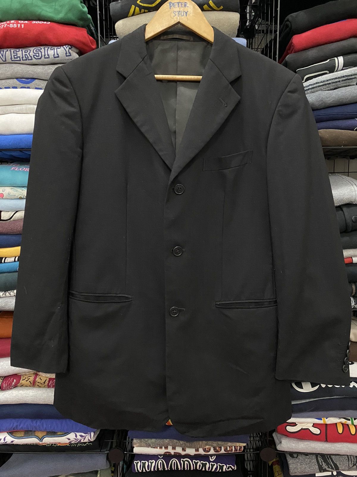 Kansai Yamamoto VINTAGE KANSAI YAMAMOTO HOMME MEN’S BLAZER Size US M / EU 48-50 / 2 - 3 Thumbnail