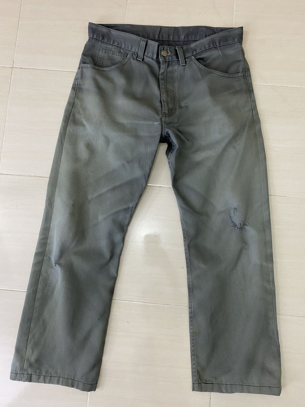Carhartt Vintage Carhartt Cropped Pants for Style Size US 34 / EU 50 - 2 Thumbnail
