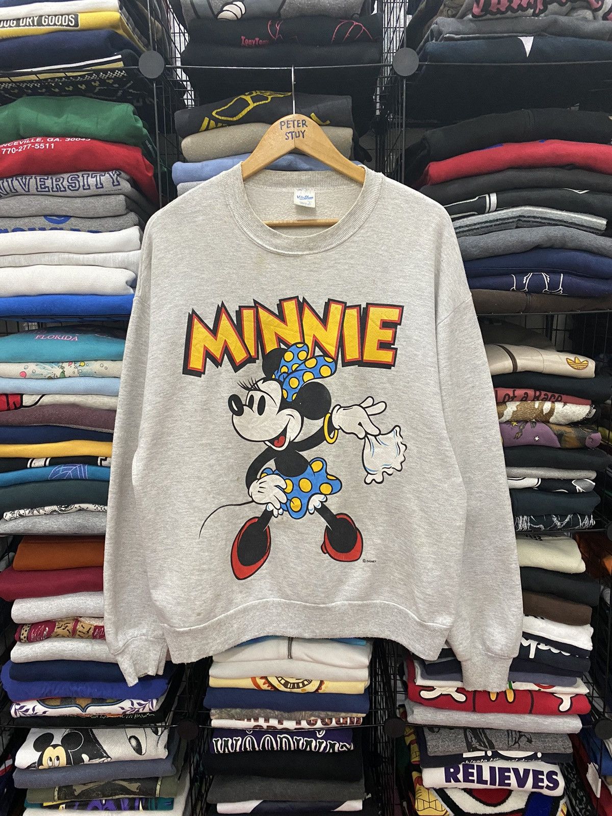 Disney × Mickey Mouse × Vintage VINTAGE MINNIE MOUSE x DISNEY SWEATSHIRT Size US L / EU 52-54 / 3 - 1 Thumbnail