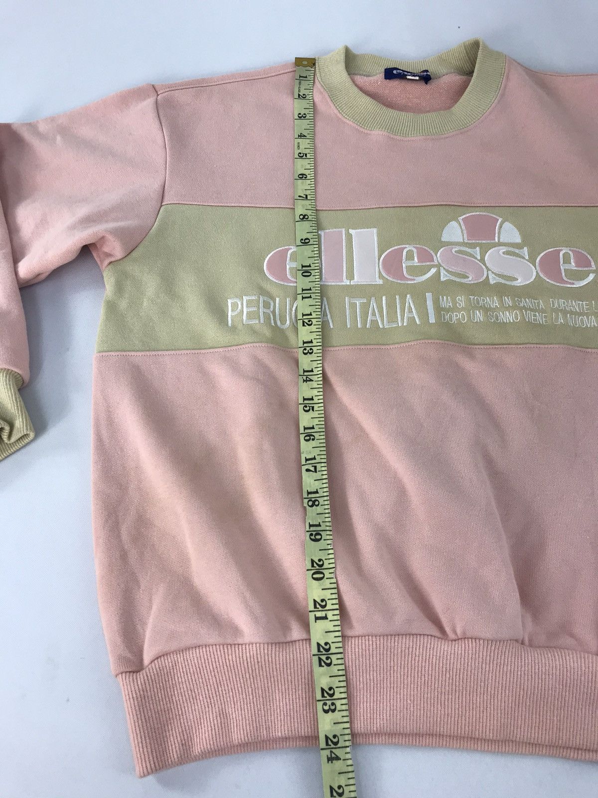 Ellesse × Vintage Ellesse Perugia From Italia Spell Out Colour Block K172j Size US S / EU 44-46 / 1 - 8 Thumbnail