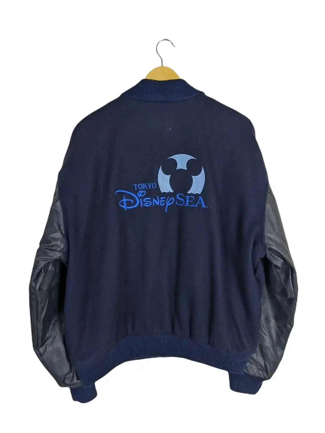 Disney Vtg Disney Varsity Jacket Bombers Leather Outerwear Size US L / EU 52-54 / 3 - 2 Thumbnail