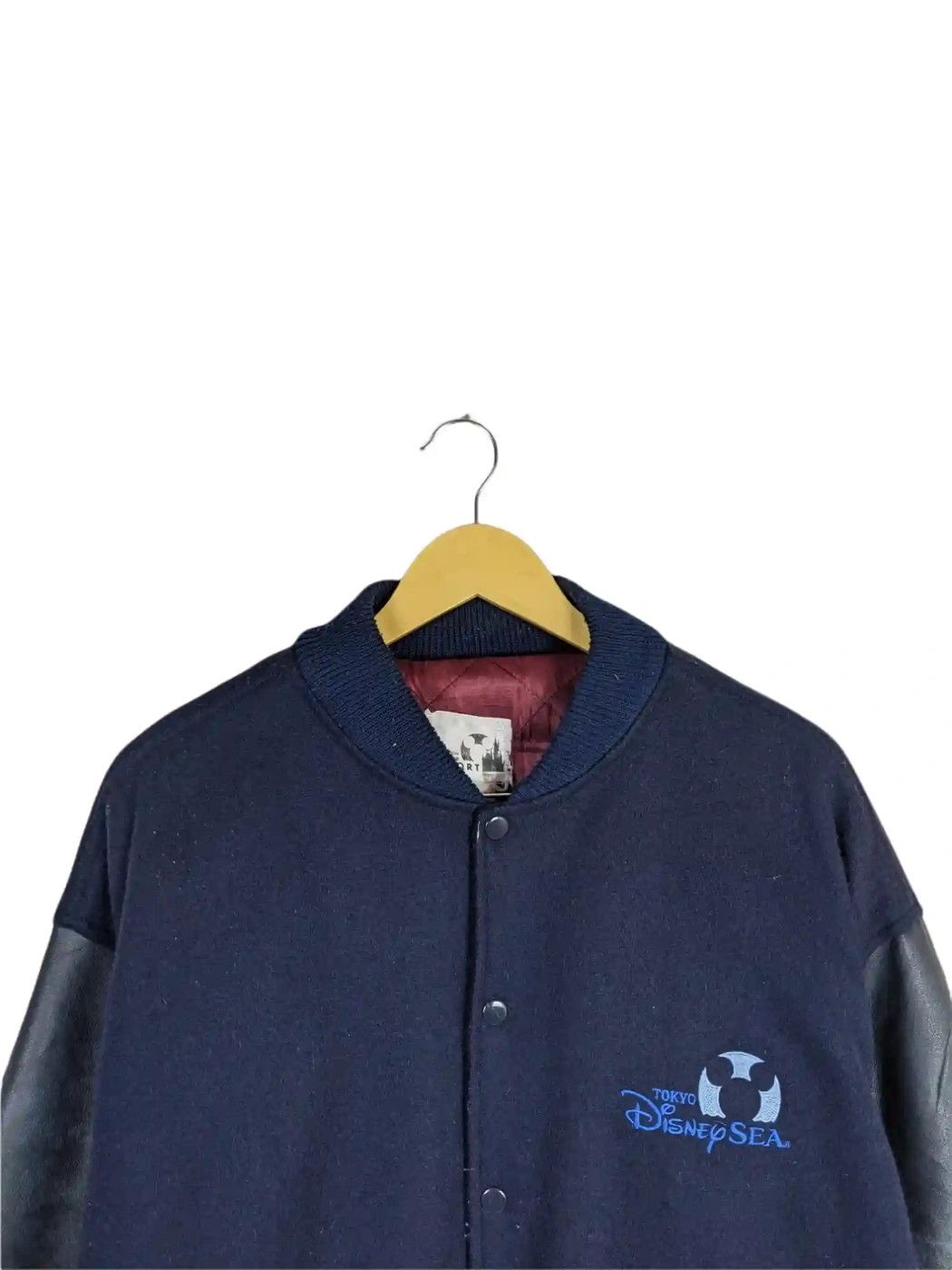 Disney Vtg Disney Varsity Jacket Bombers Leather Outerwear Size US L / EU 52-54 / 3 - 4 Thumbnail
