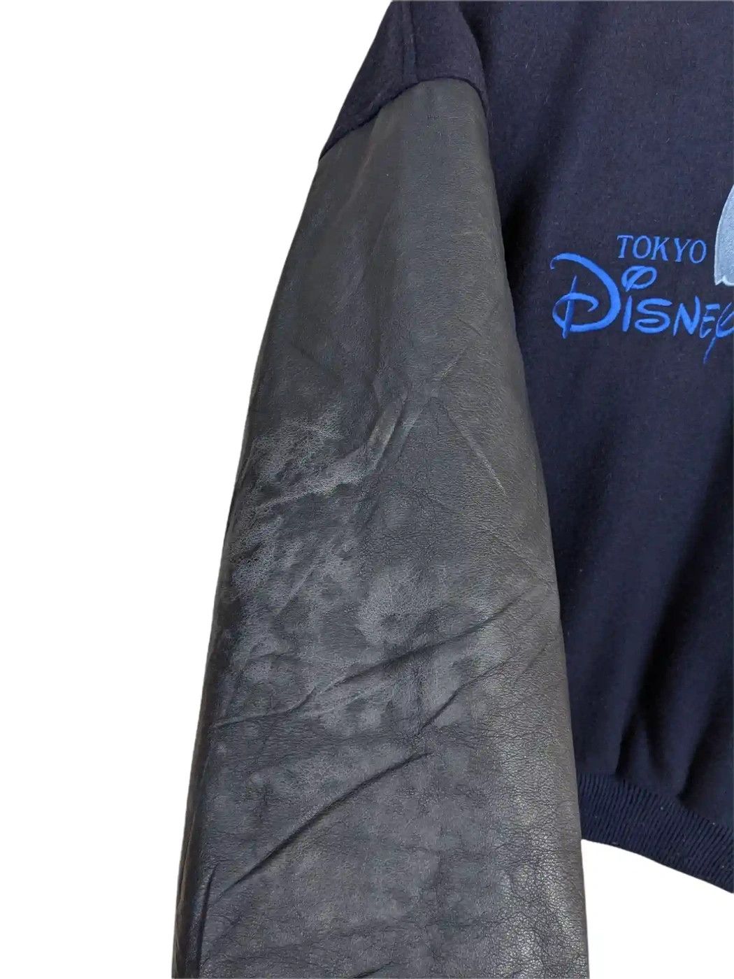 Disney Vtg Disney Varsity Jacket Bombers Leather Outerwear Size US L / EU 52-54 / 3 - 9 Thumbnail
