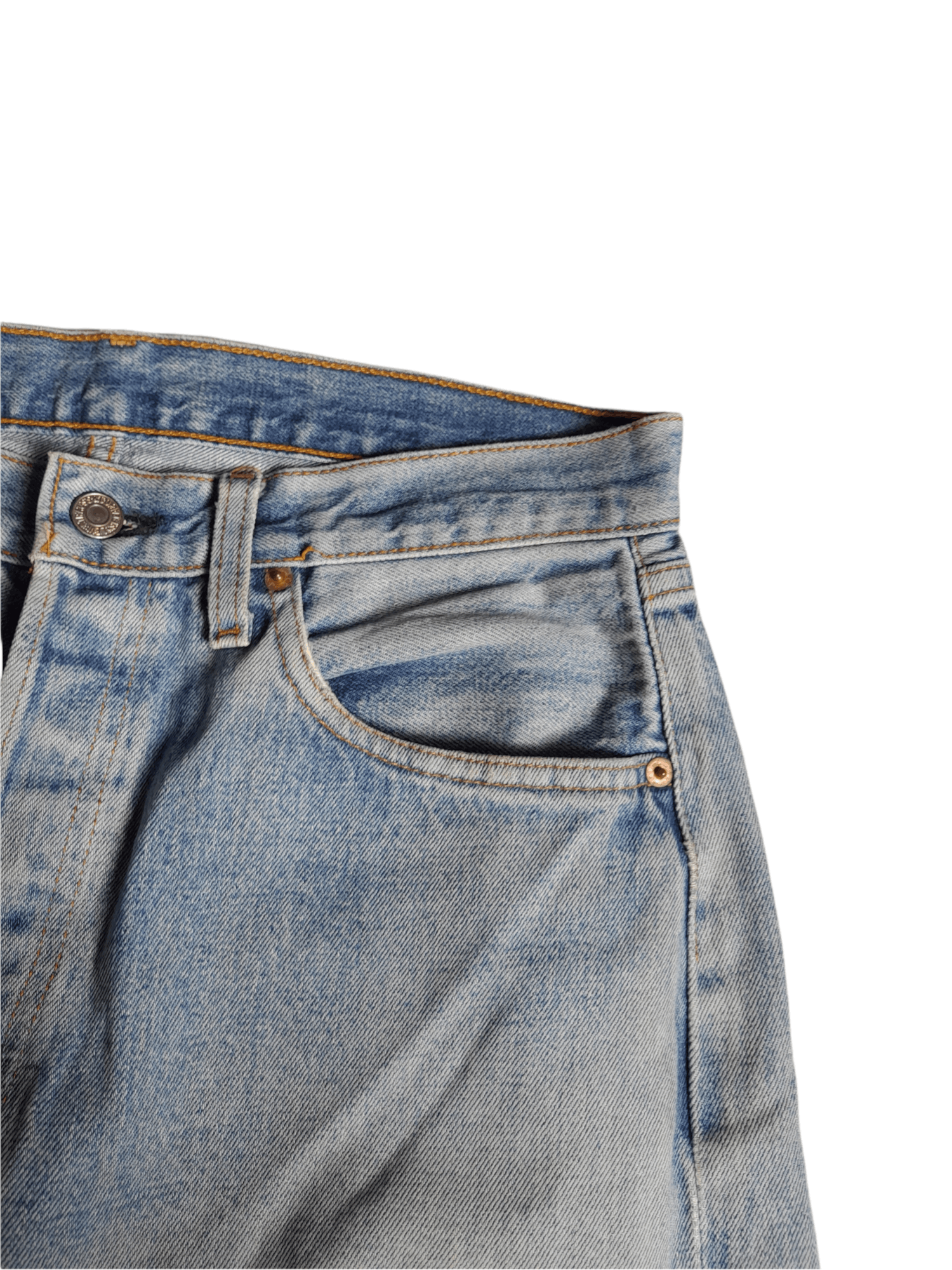 Levi's × Vintage 80/90s LEVIS 501 BIG E SELVEDGE DENIM USA (D587) Size US 32 / EU 48 - 7 Thumbnail