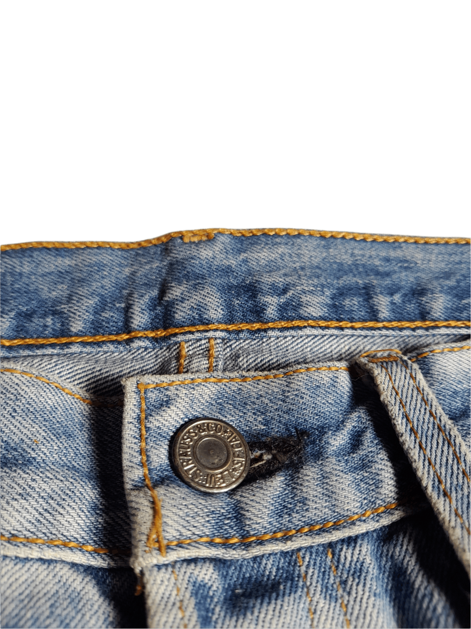 Levi's × Vintage 80/90s LEVIS 501 BIG E SELVEDGE DENIM USA (D587) Size US 32 / EU 48 - 8 Thumbnail