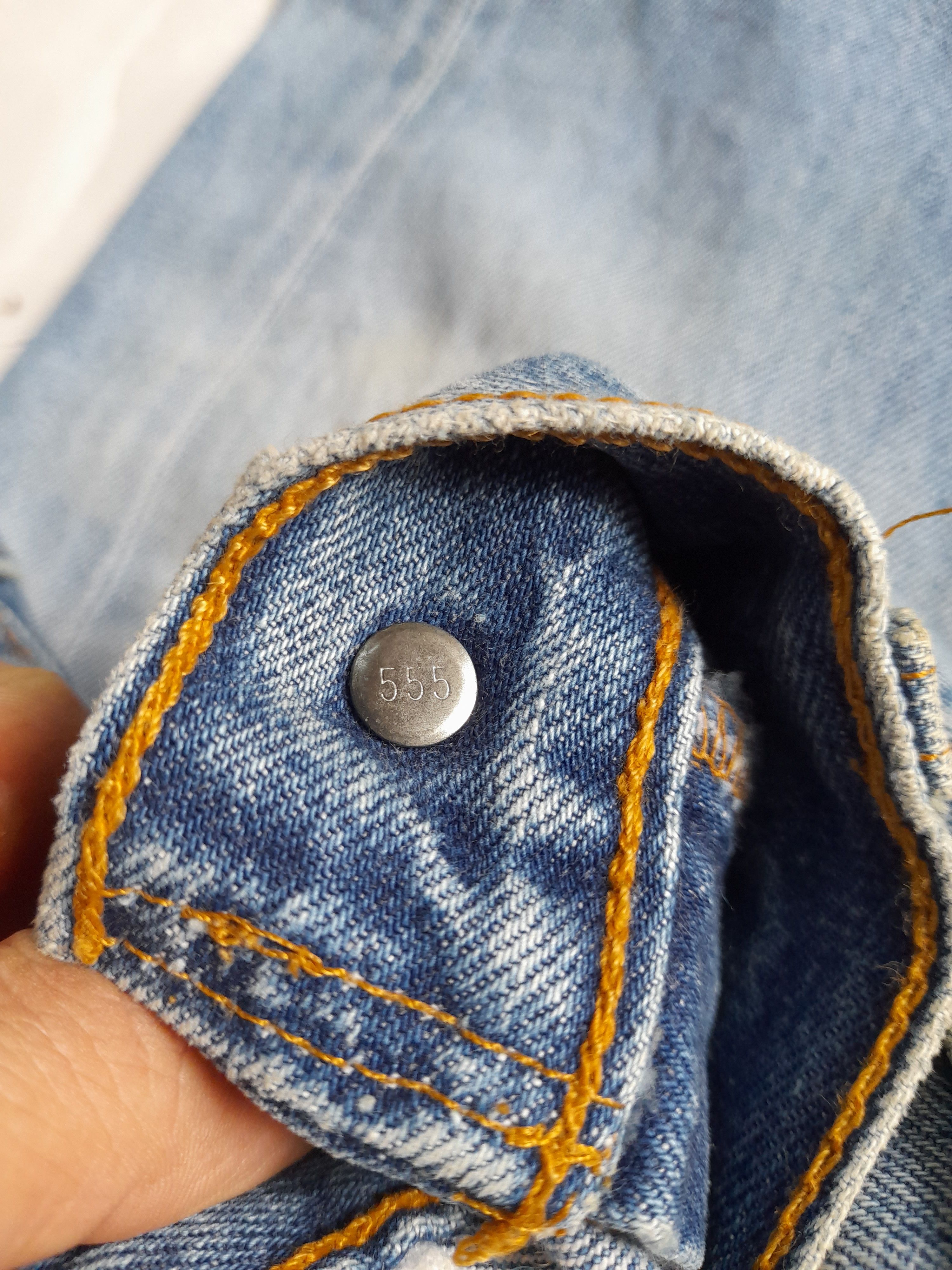 Levi's × Vintage 80/90s LEVIS 501 BIG E SELVEDGE DENIM USA (D587) Size US 32 / EU 48 - 10 Thumbnail