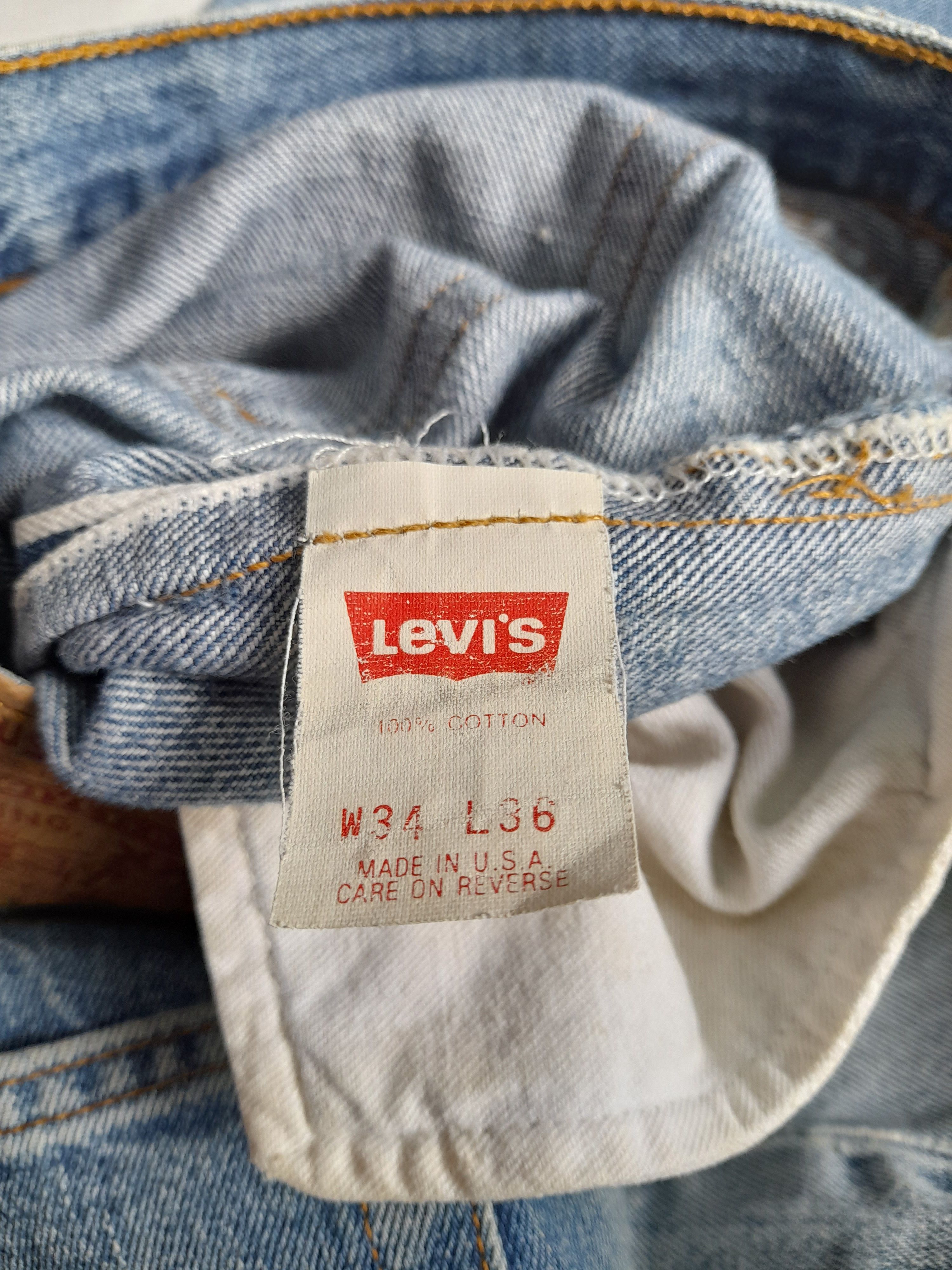 Levi's × Vintage 80/90s LEVIS 501 BIG E SELVEDGE DENIM USA (D587) Size US 32 / EU 48 - 14 Thumbnail