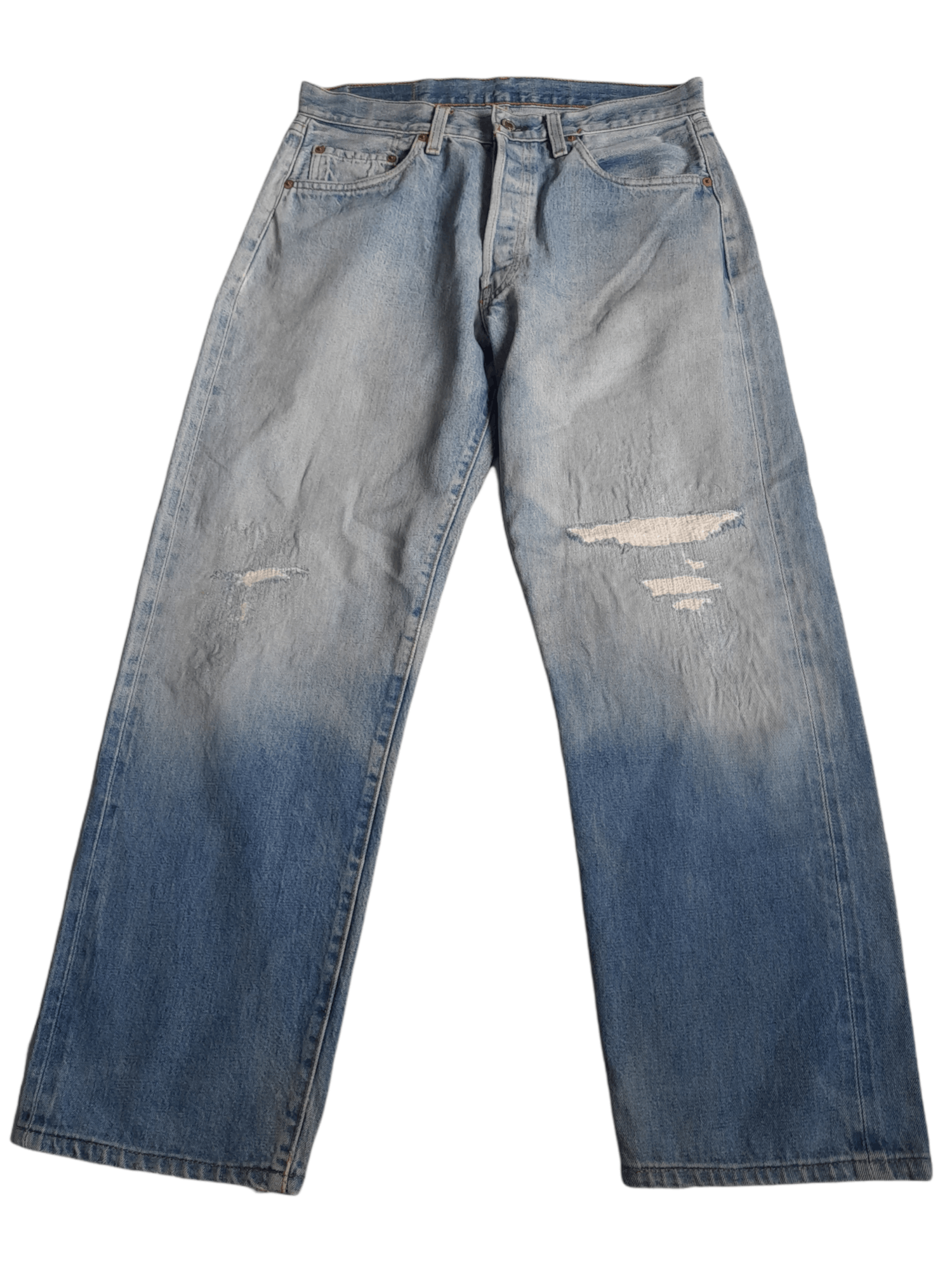 Levi's × Vintage 80/90s LEVIS 501 BIG E SELVEDGE DENIM USA (D587) Size US 32 / EU 48 - 2 Thumbnail