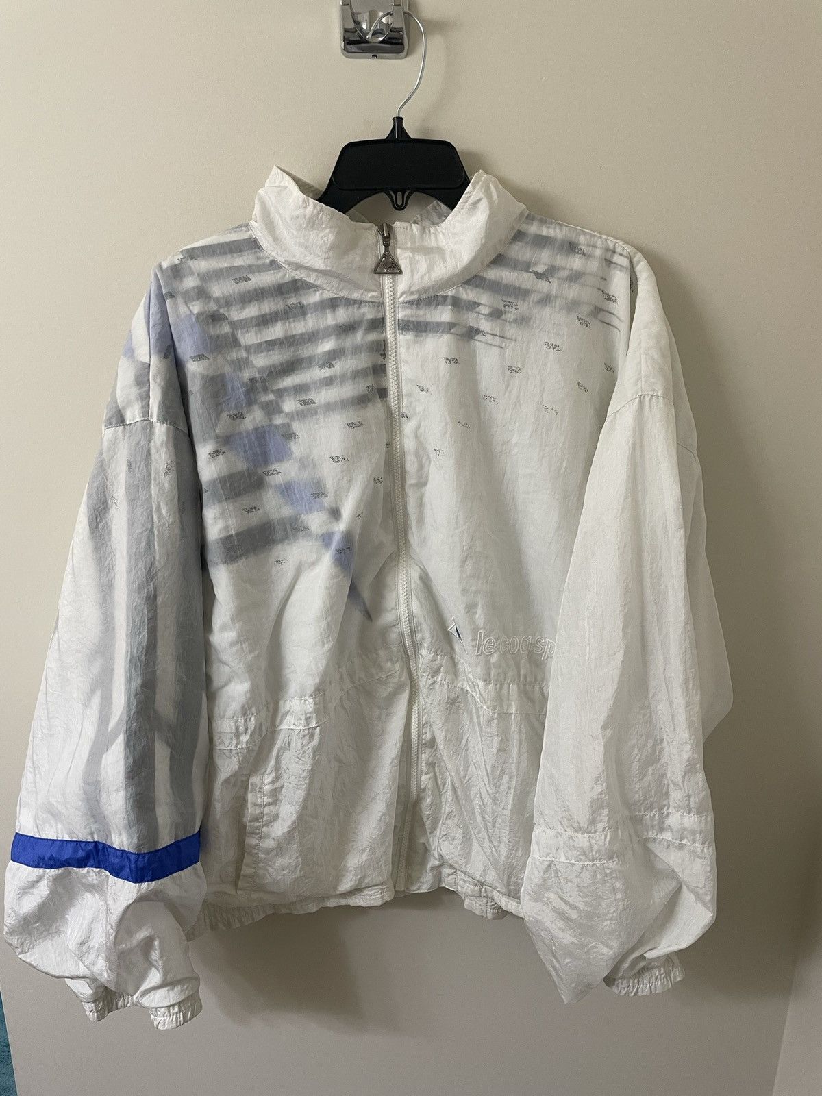 Le Coq Sportif Vintage 80s Le Coq Sportif Nylon Full Zip Jacket Size XL Size US XL / EU 56 / 4 - 1 Thumbnail