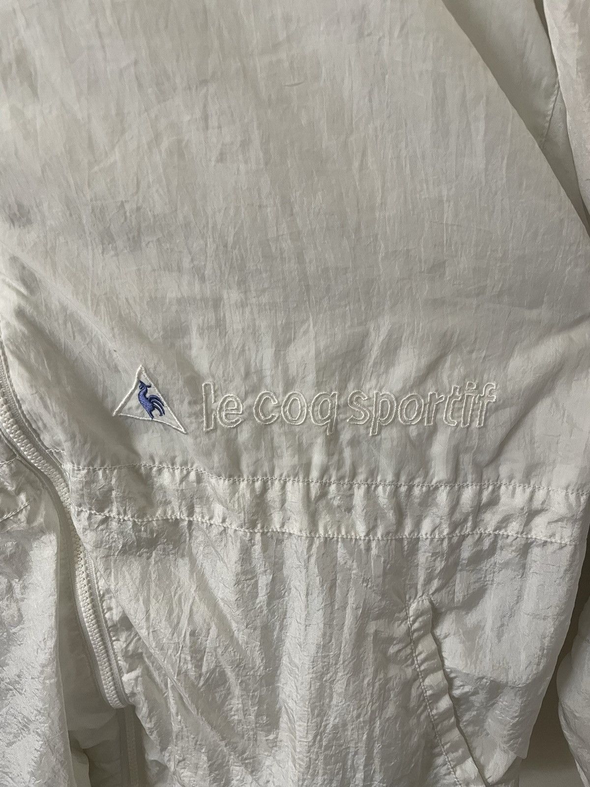Le Coq Sportif Vintage 80s Le Coq Sportif Nylon Full Zip Jacket Size XL Size US XL / EU 56 / 4 - 2 Thumbnail