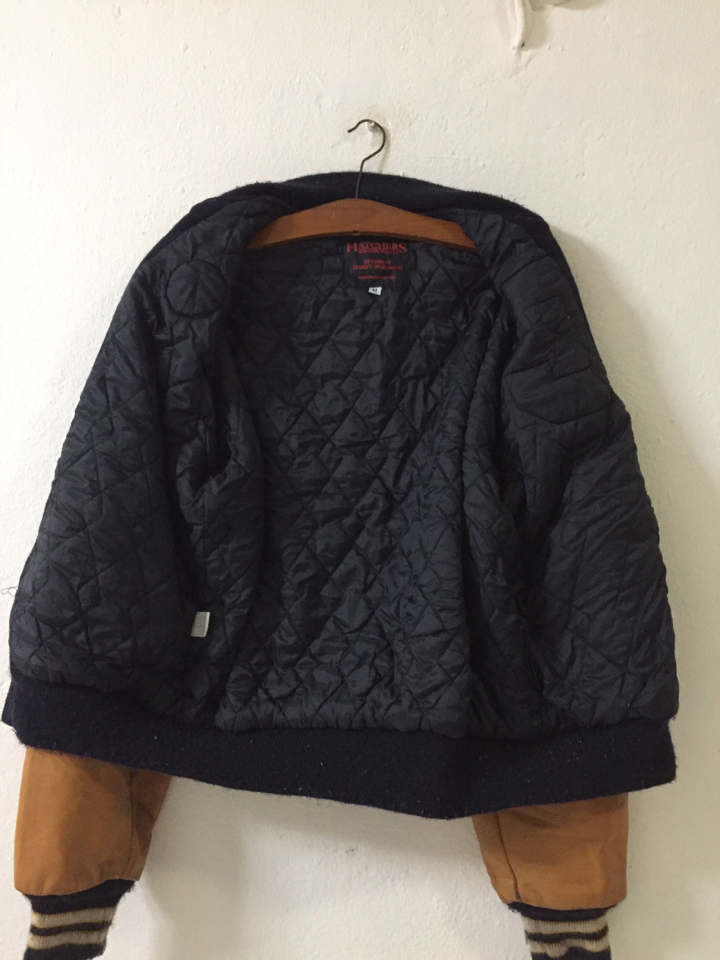 Other Vtg Hatchers Harley Davidson Patches Leather Varsity Jacket Size US M / EU 48-50 / 2 - 7 Thumbnail