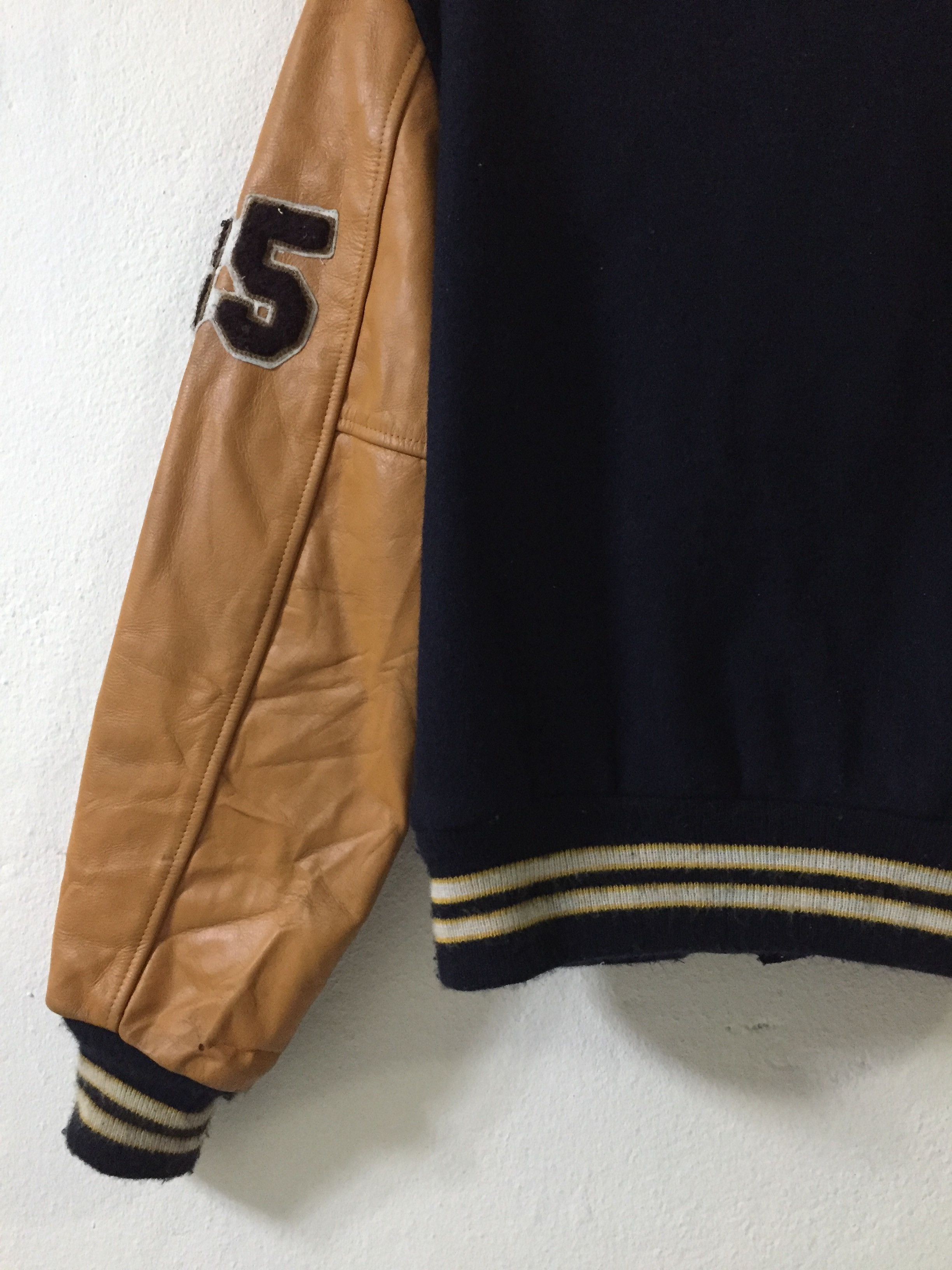 Other Vtg Hatchers Harley Davidson Patches Leather Varsity Jacket Size US M / EU 48-50 / 2 - 12 Thumbnail