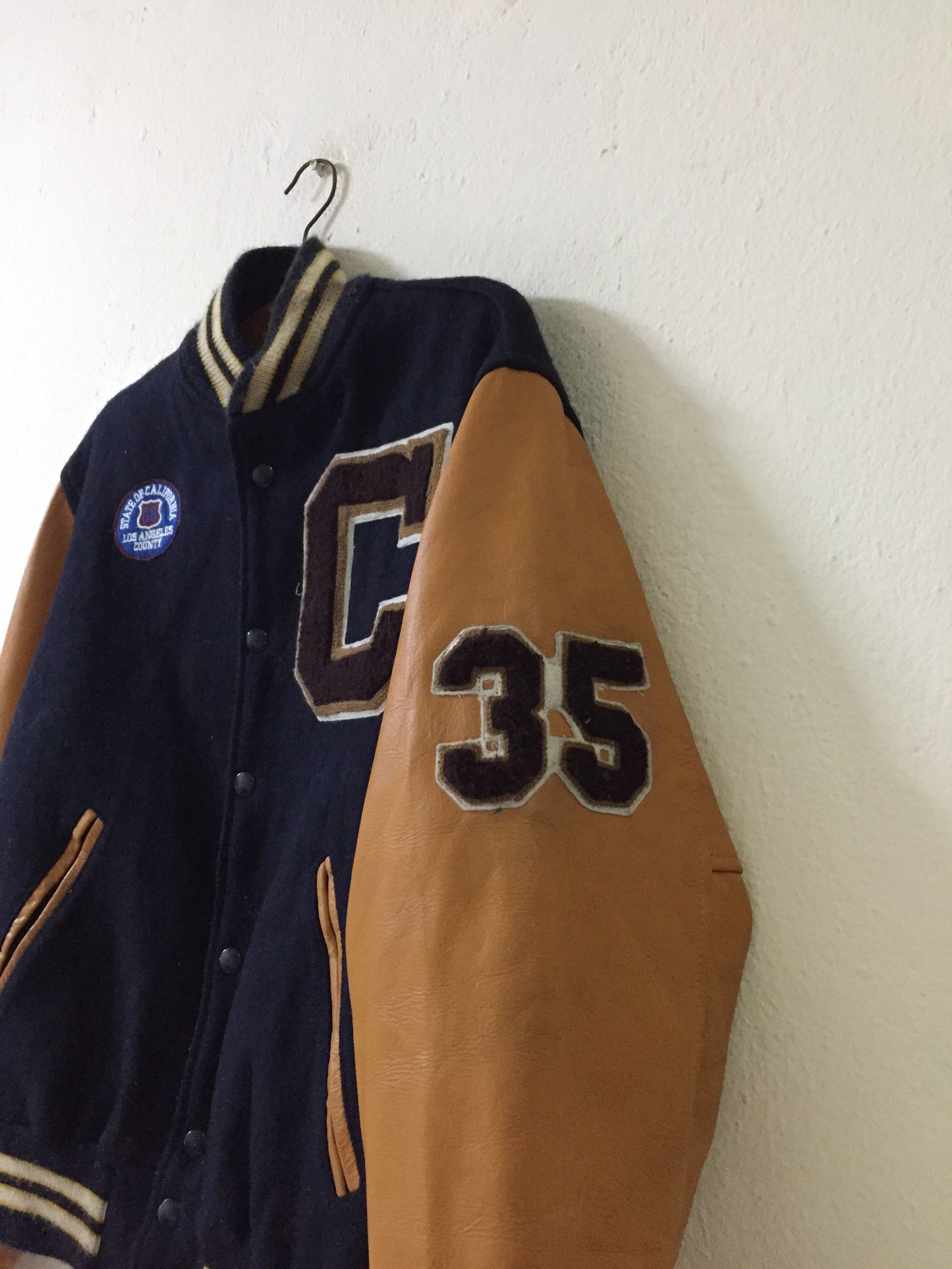 Other Vtg Hatchers Harley Davidson Patches Leather Varsity Jacket Size US M / EU 48-50 / 2 - 5 Thumbnail