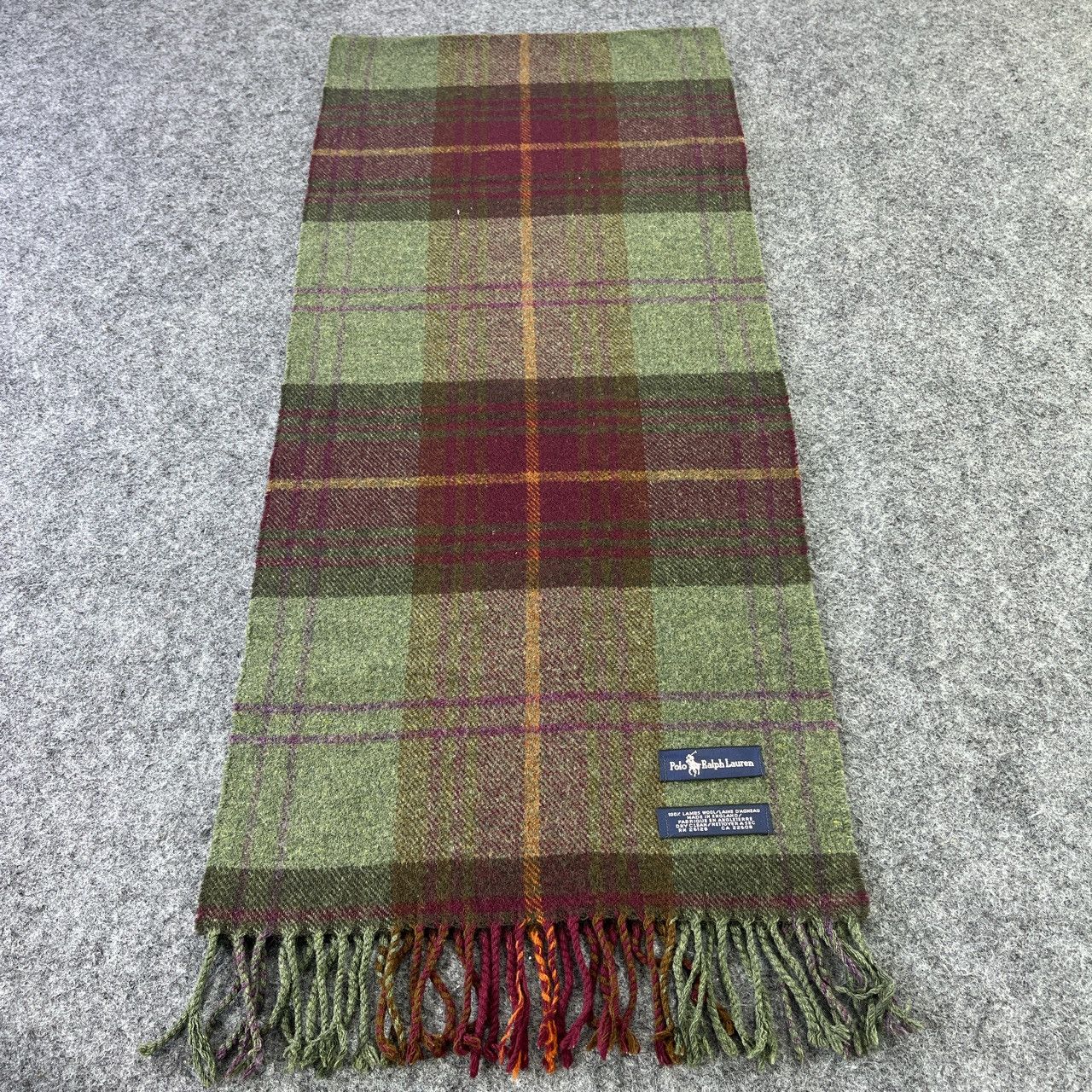 Polo Ralph Lauren × Vintage POLO RALPH LAUREN SCARVES / MUFFLER / NECKWEAR T615 Size ONE SIZE - 2 Thumbnail
