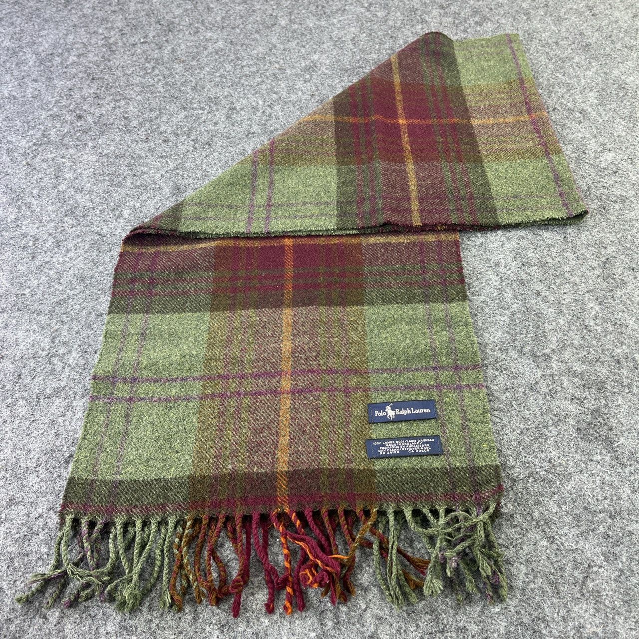 Polo Ralph Lauren × Vintage POLO RALPH LAUREN SCARVES / MUFFLER / NECKWEAR T615 Size ONE SIZE - 3 Thumbnail