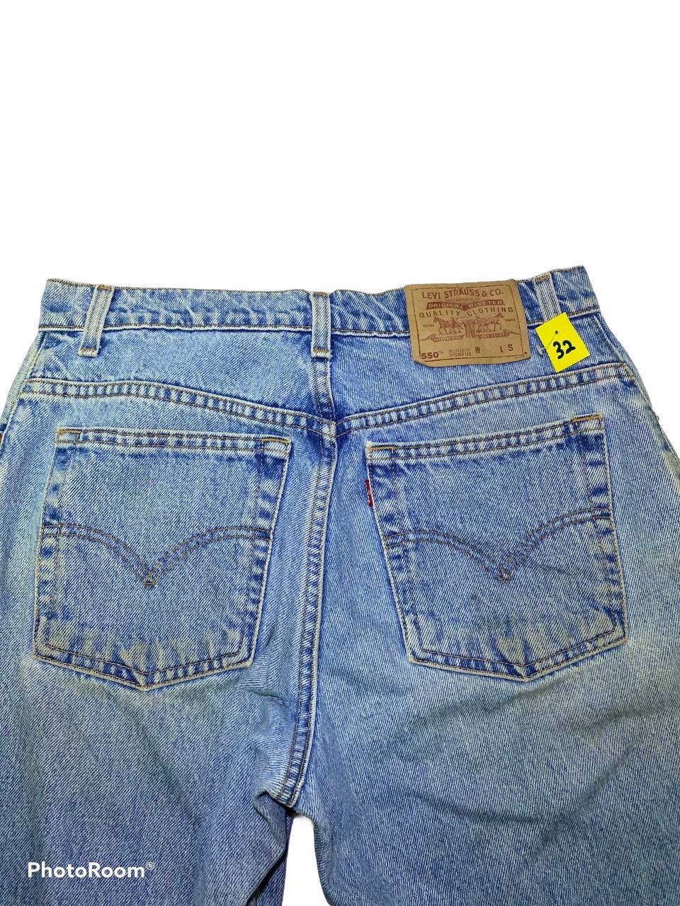 Levi's Vintage levis 550 faded jeans denim Size US 32 / EU 48 - 6 Thumbnail