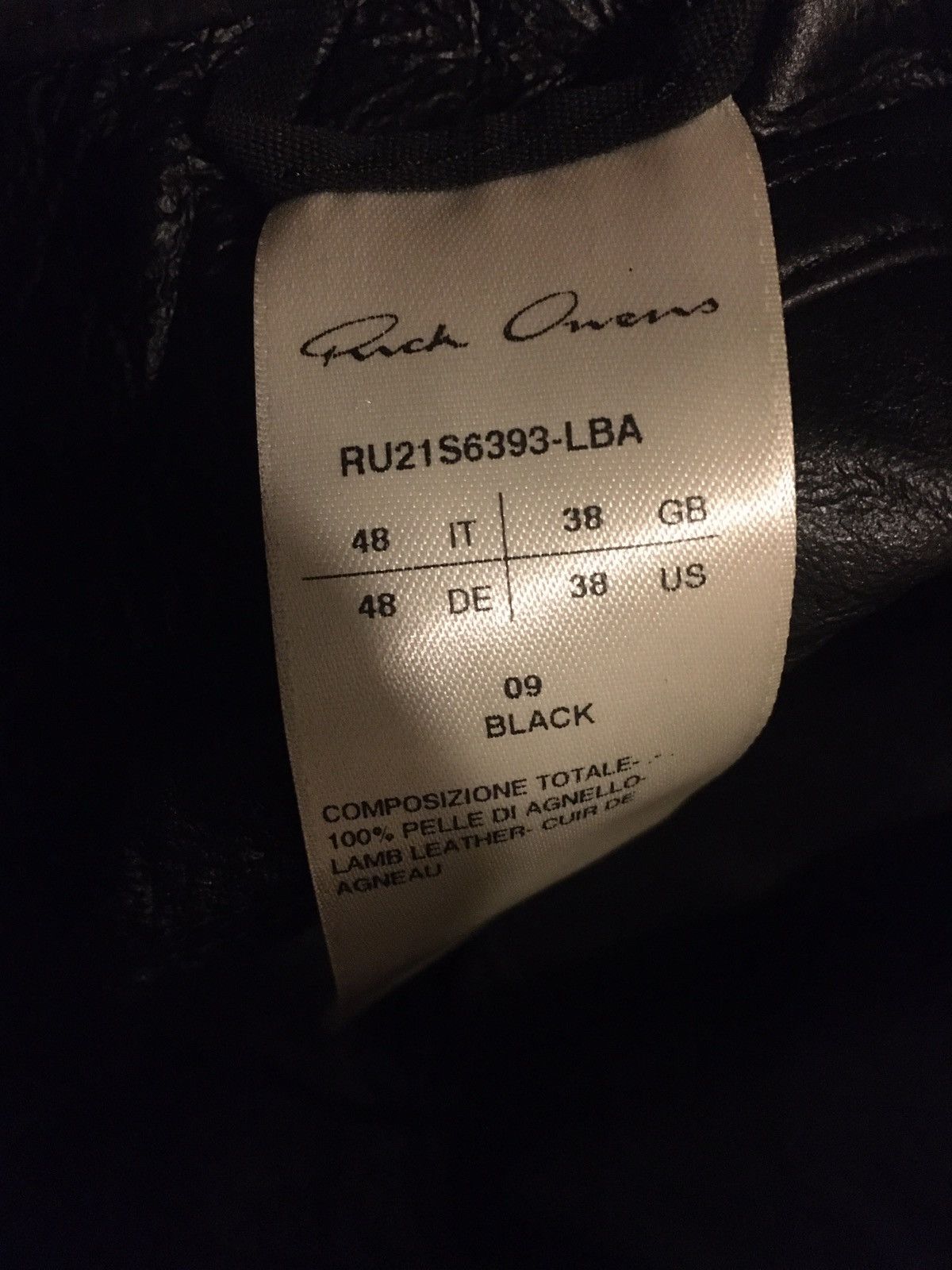 Rick Owens Phlegethon leather tyrones Size US 30 / EU 46 - 6 Thumbnail