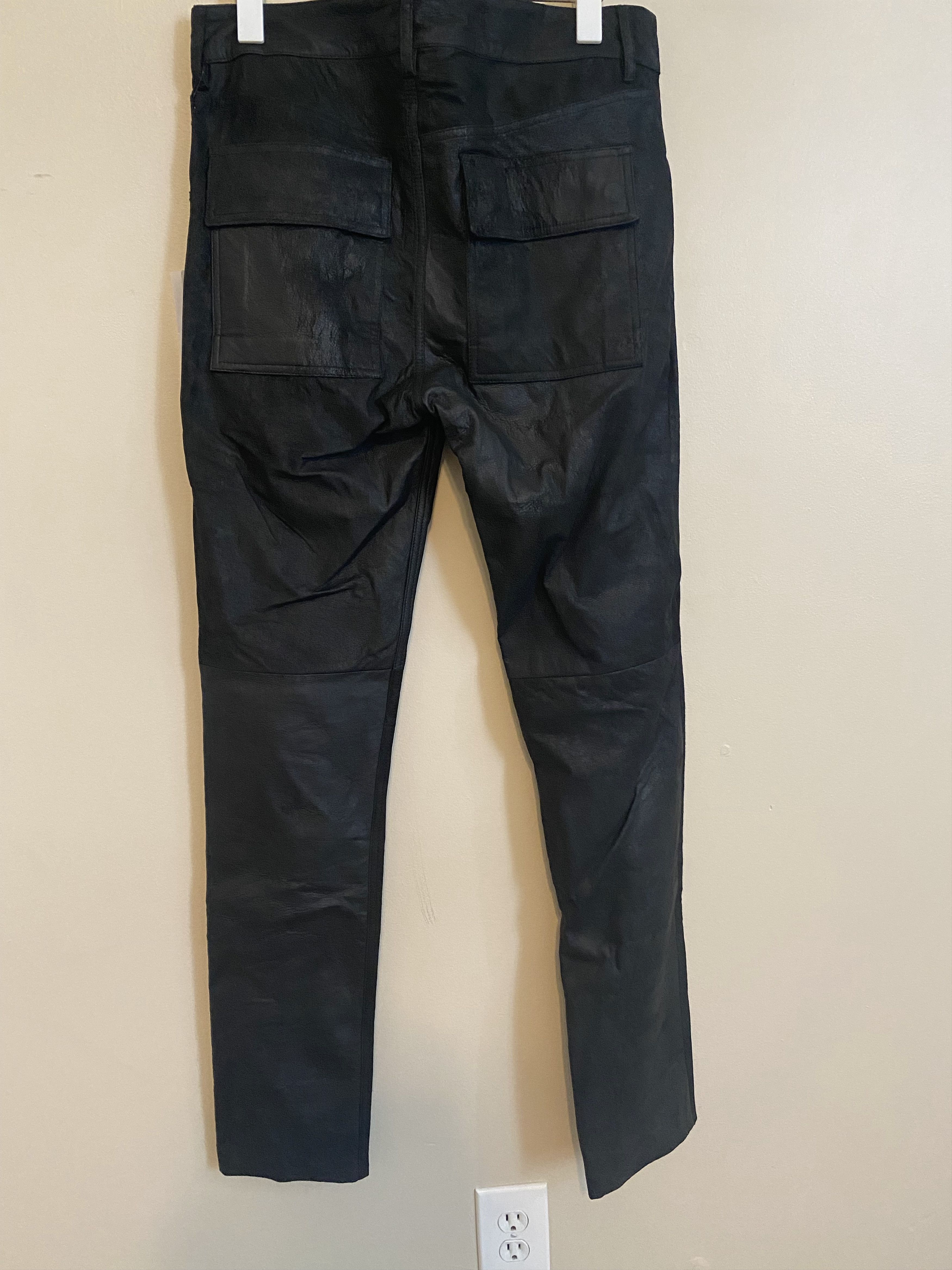 Rick Owens Phlegethon leather tyrones Size US 30 / EU 46 - 4 Thumbnail